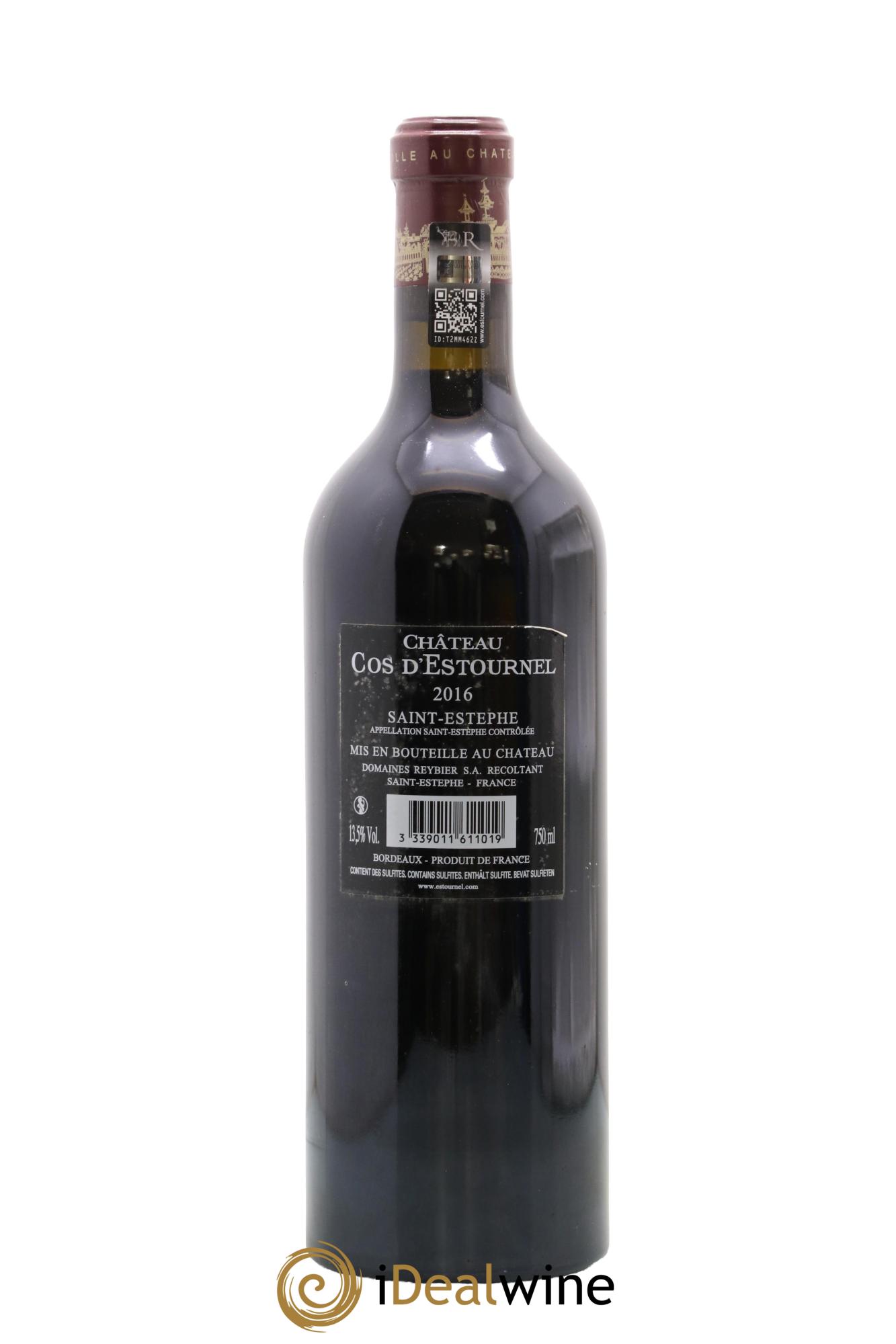 Cos d'Estournel 2ème Grand Cru Classé 2016 - Lotto di 1 bottiglia - 1