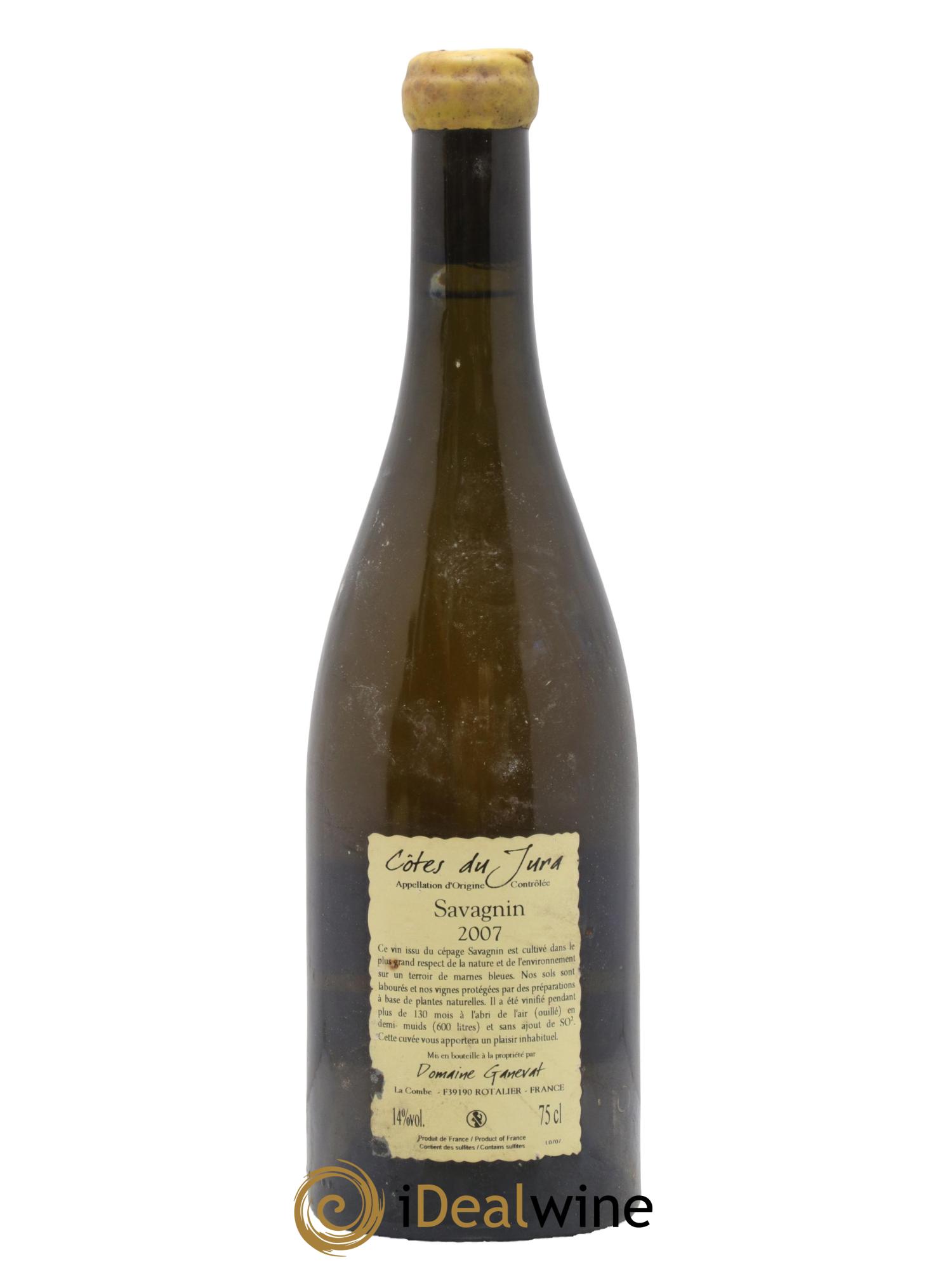 Côtes du Jura Les Vignes de mon Père Jean-François Ganevat (Domaine) 2007 - Lot of 1 bottle - 1