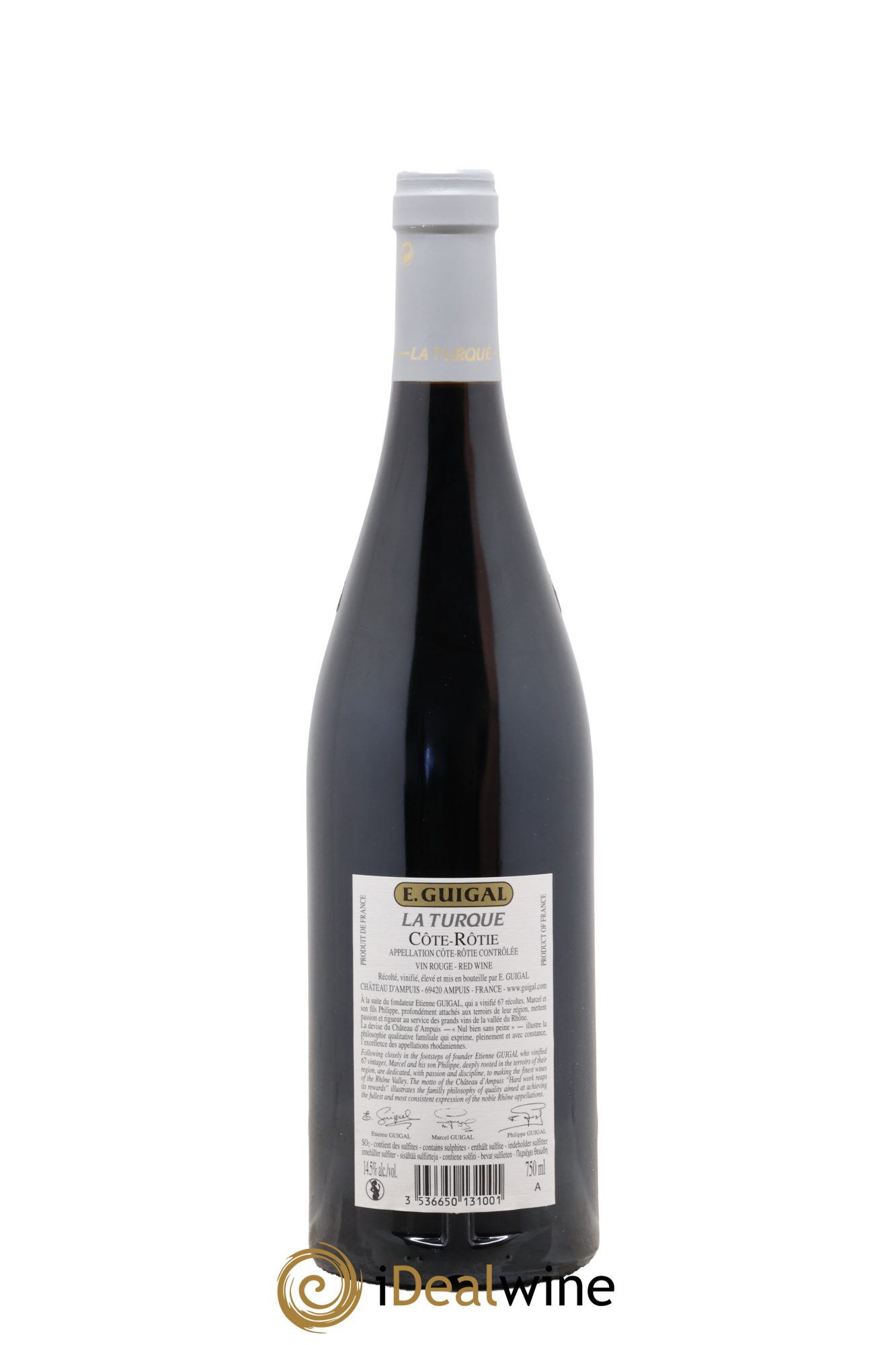 Côte-Rôtie La Turque Guigal 2018 - Lot of 1 bottle - 1