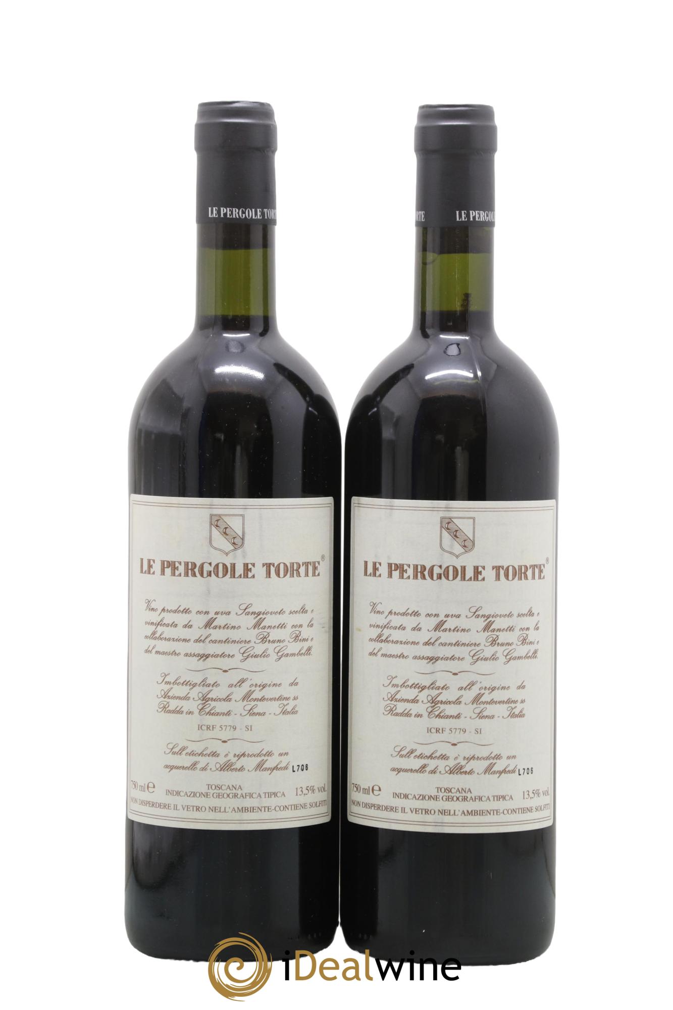 Toscana IGT Montevertine Le Pergole Torte Famille Manetti 2003 - Posten von 2 Flaschen - 1