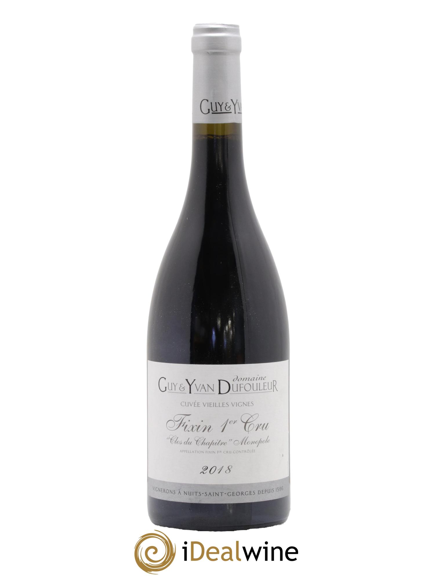 Fixin 1er Cru Clos du Chapitre Dufouleur 2018 - Lot de 1 bouteille - 0