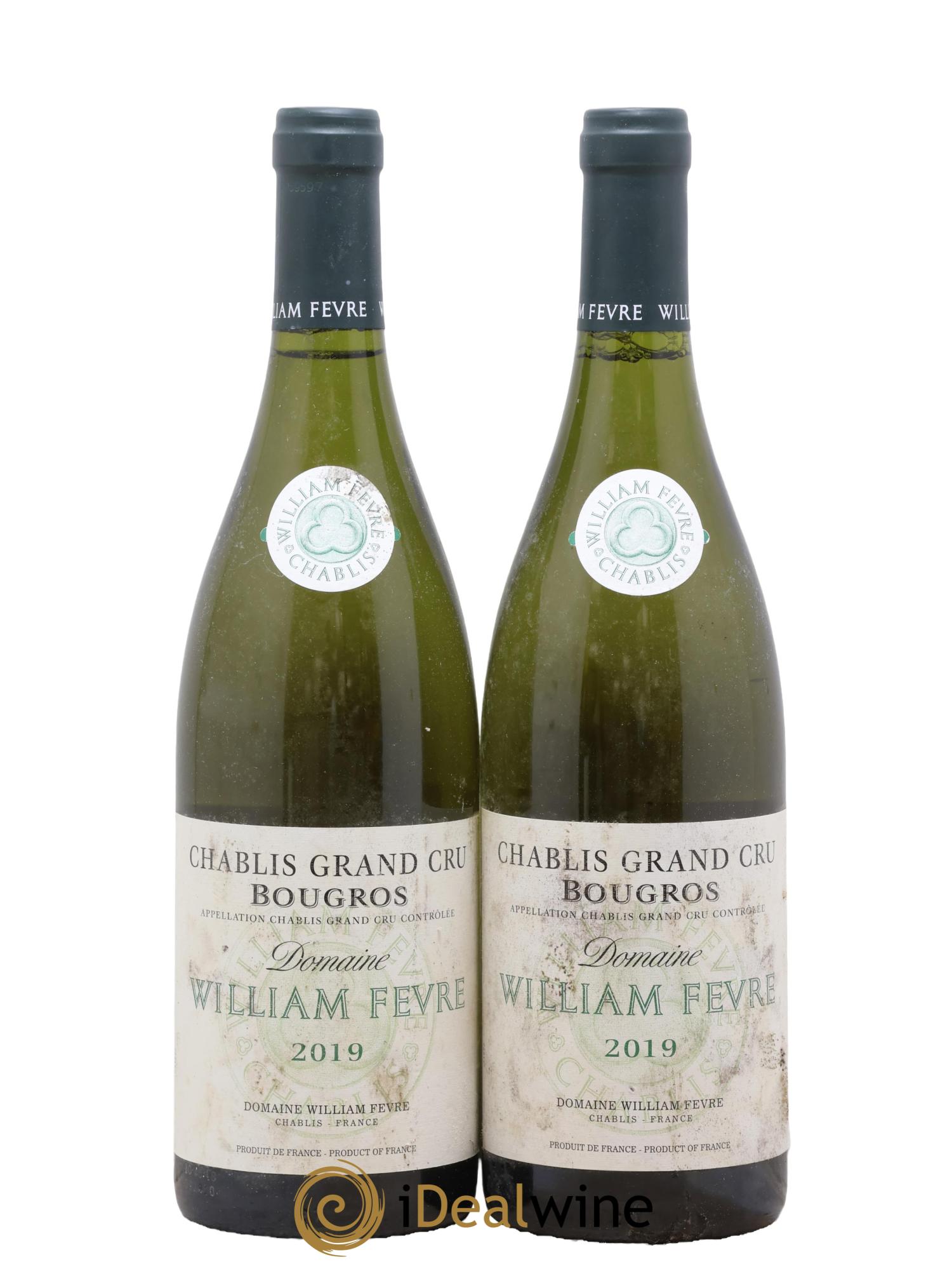 Chablis Grand Cru Bougros William Fèvre 2019 - Lot of 2 bottles - 0