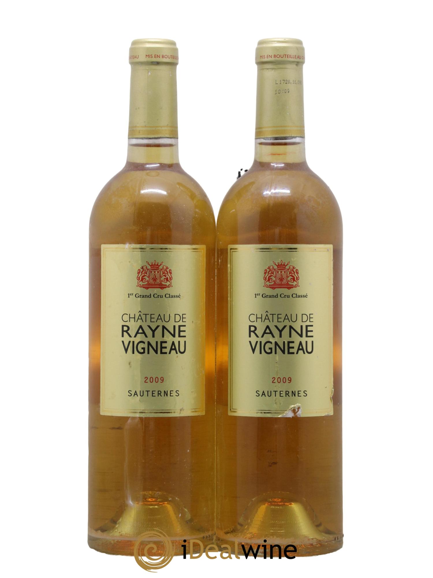 Château de Rayne Vigneau 1er Grand Cru Classé 2009 - Lotto di 2 bottiglie - 0