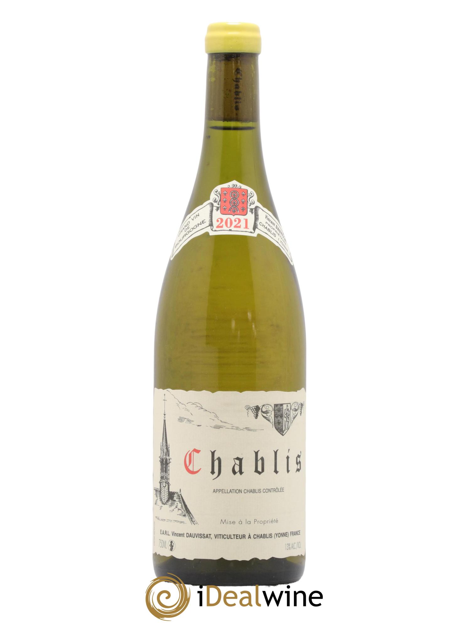 Chablis Vincent Dauvissat (Domaine) 2021 - Lot of 1 bottle - 0