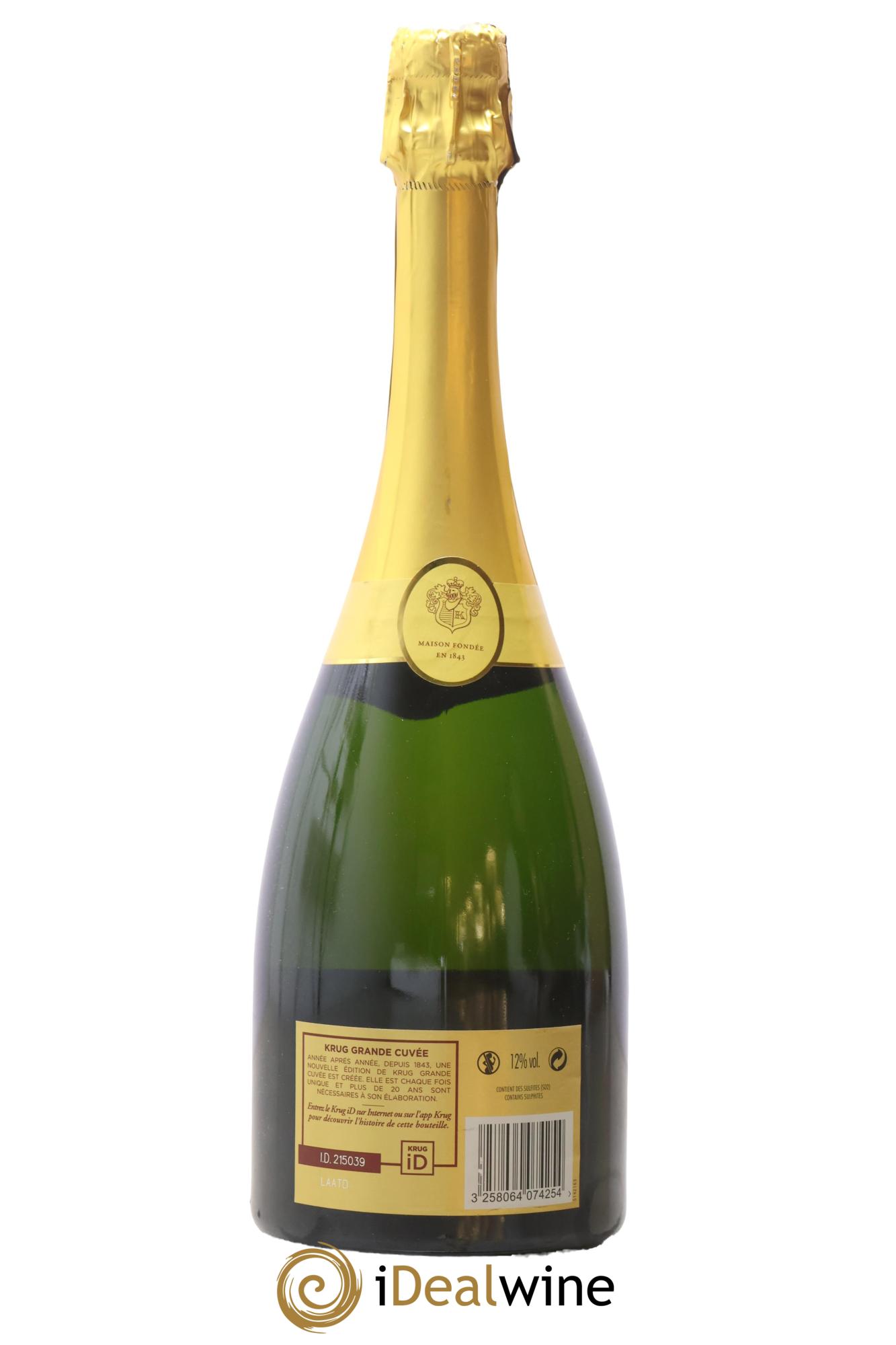 Grande Cuvée - 163ème édition Krug - Lotto di 1 bottiglia - 1