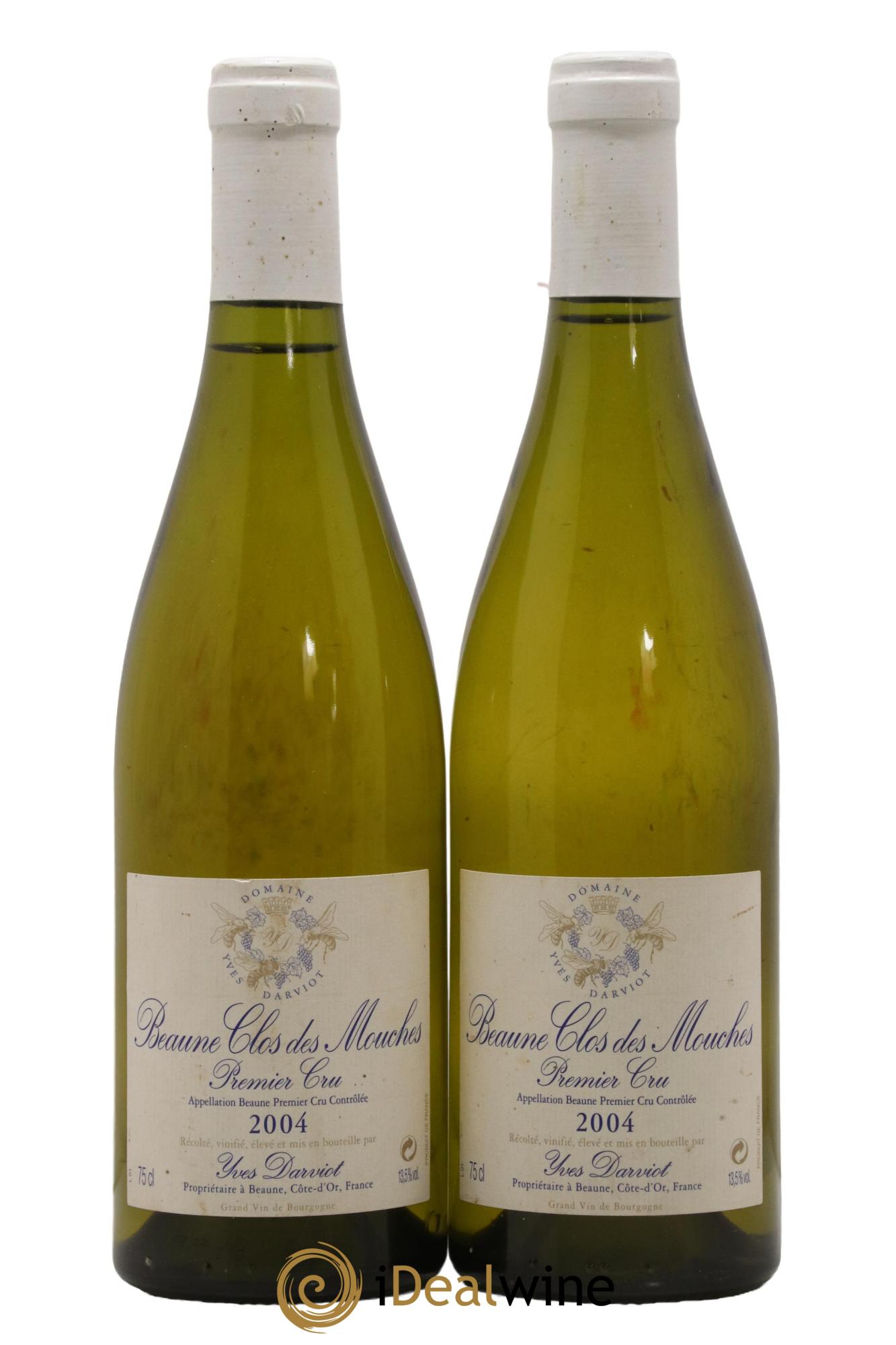 Beaune Clos Des Mouches Yves Darviot 2004 - Lot de 2 bouteilles - 0