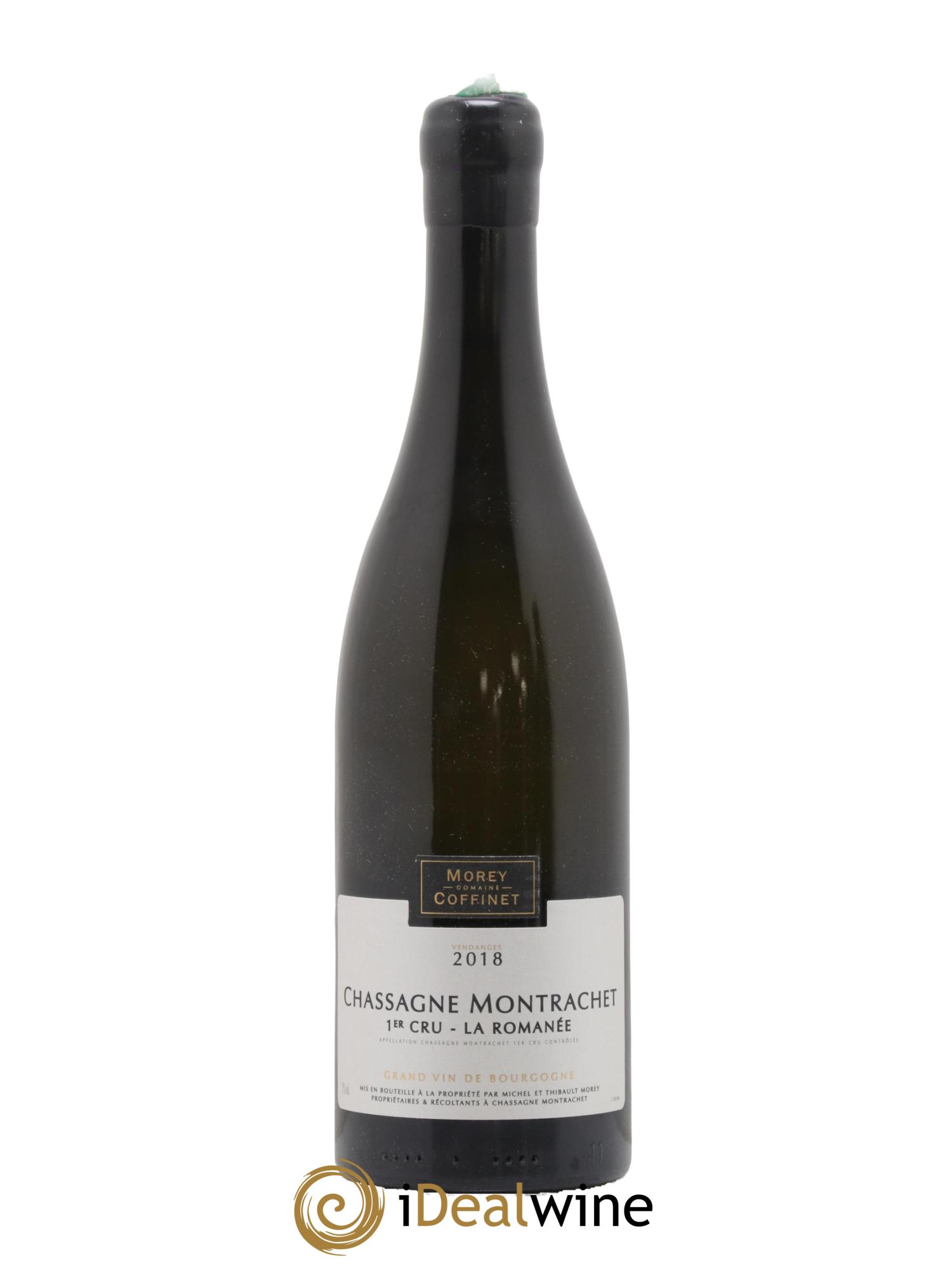 Chassagne-Montrachet 1er Cru La Romanée Morey-Coffinet (Domaine) 2018 - Lot de 1 bouteille - 0
