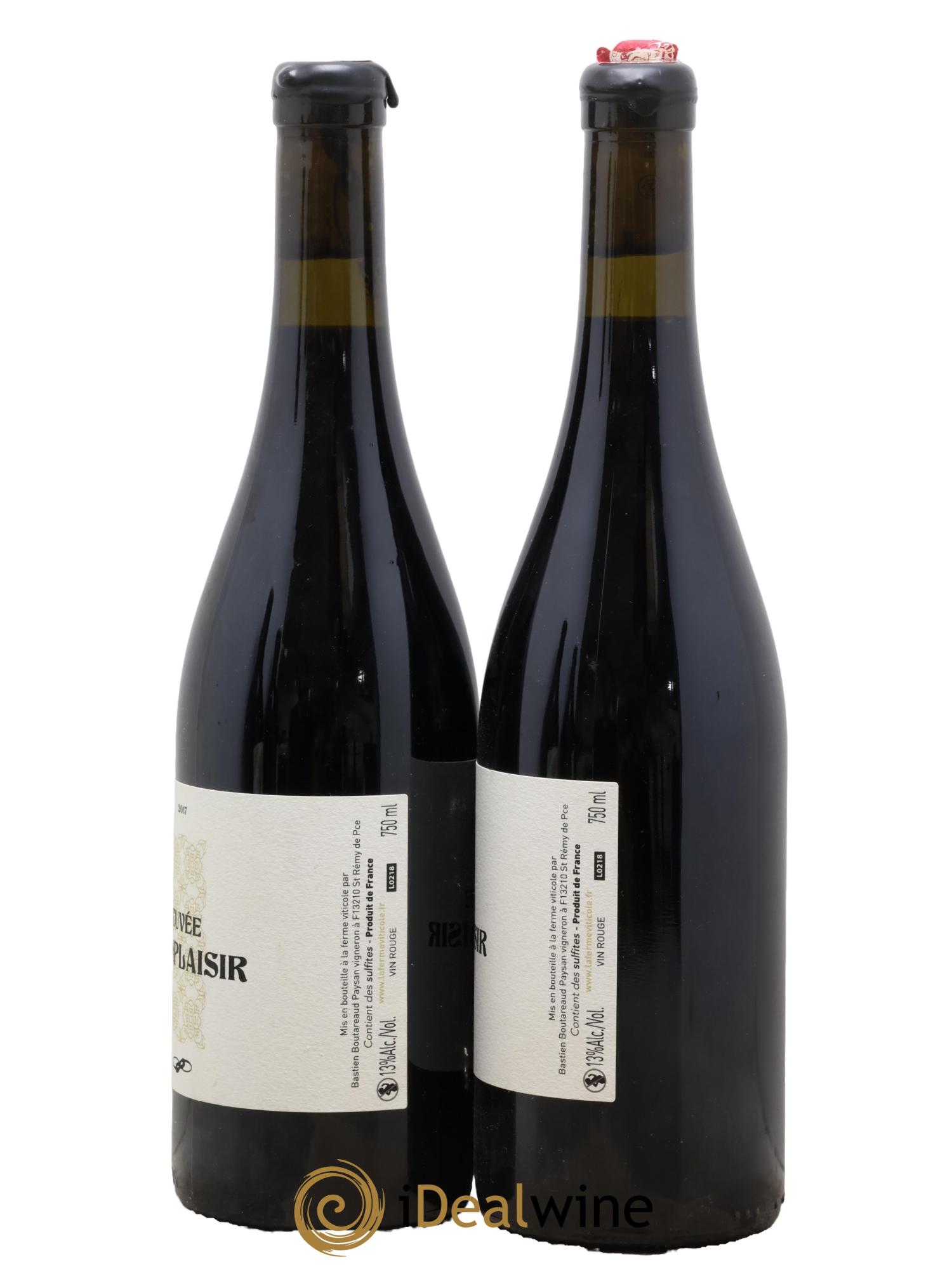 Vin de France Monplaisir Bastien Boutareaud 2017 - Lot of 2 bottles - 1