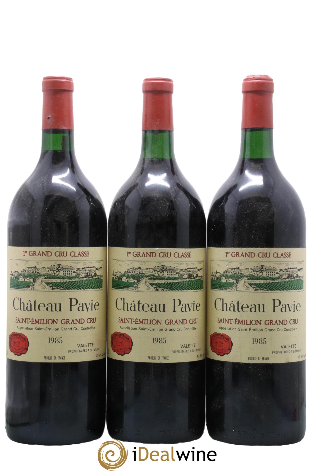 Château Pavie 1er Grand Cru Classé A 1985 - Lot de 3 magnums - 0