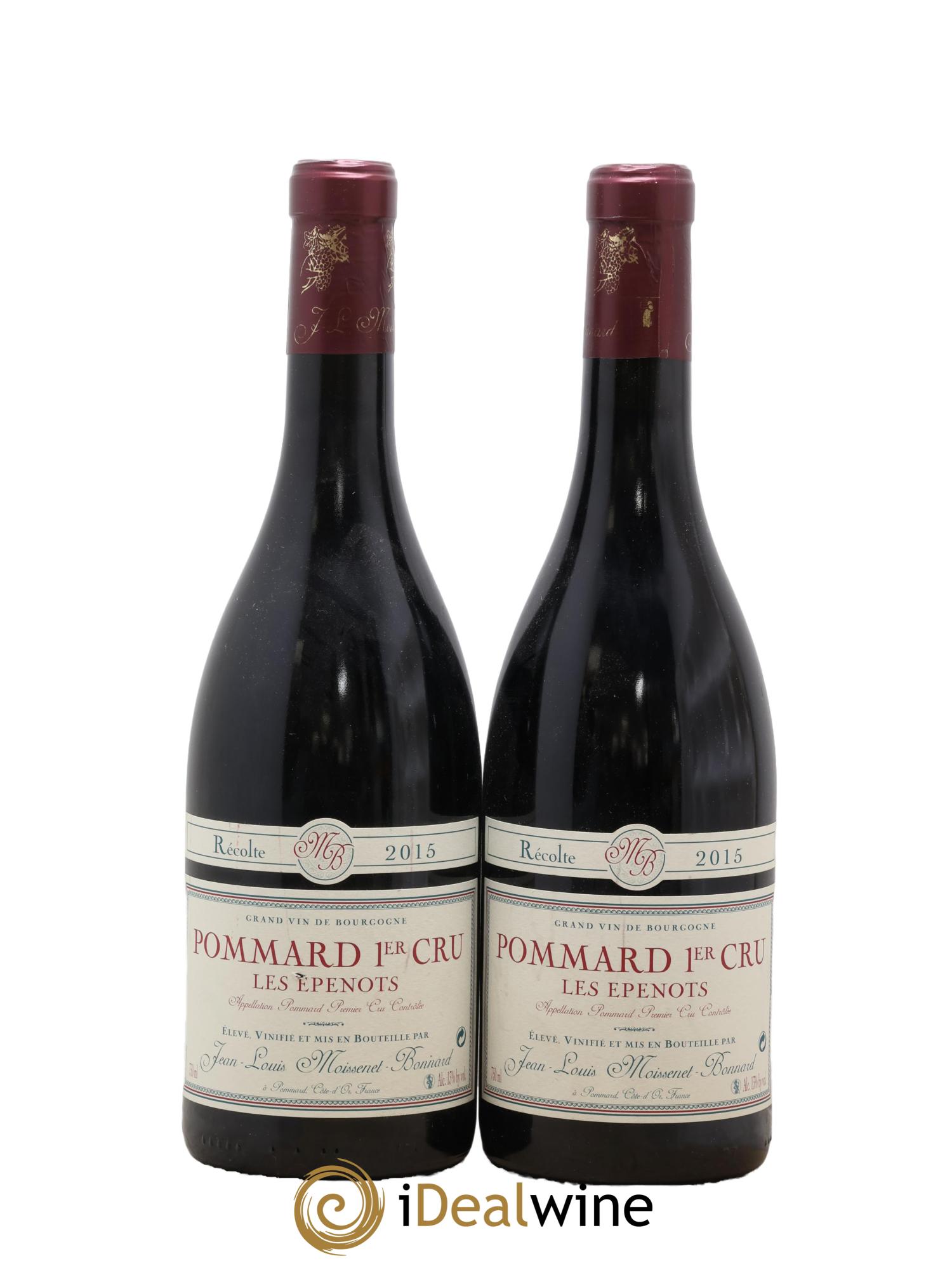 Pommard 1er Cru Les Epenots Domaine Moissenet Bonnard 2015 - Posten von 2 Flaschen - 0