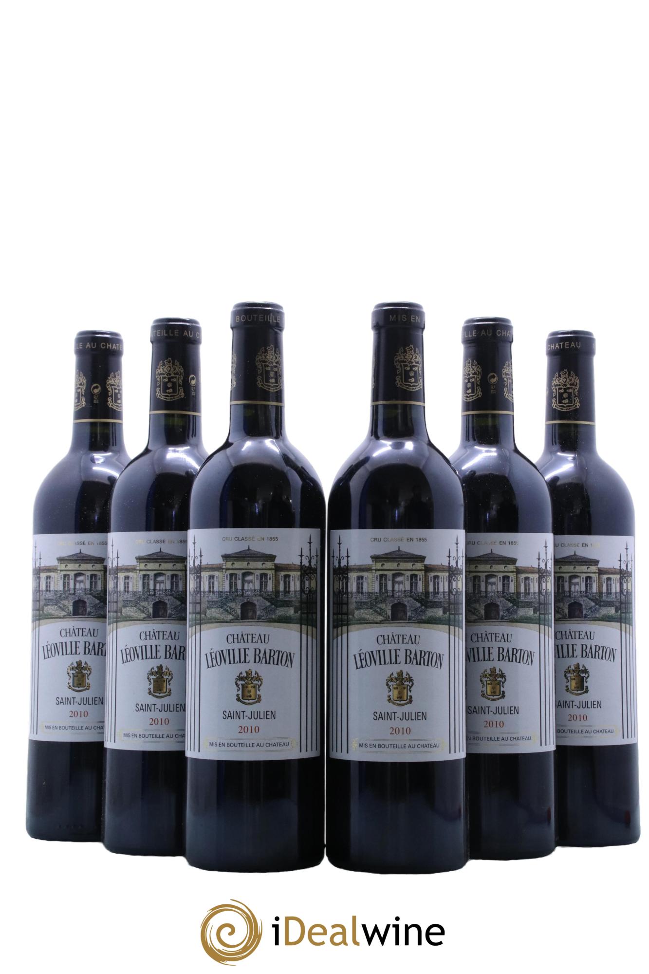 Château Léoville Barton 2ème Grand Cru Classé 2010 - Lot de 6 bouteilles - 0