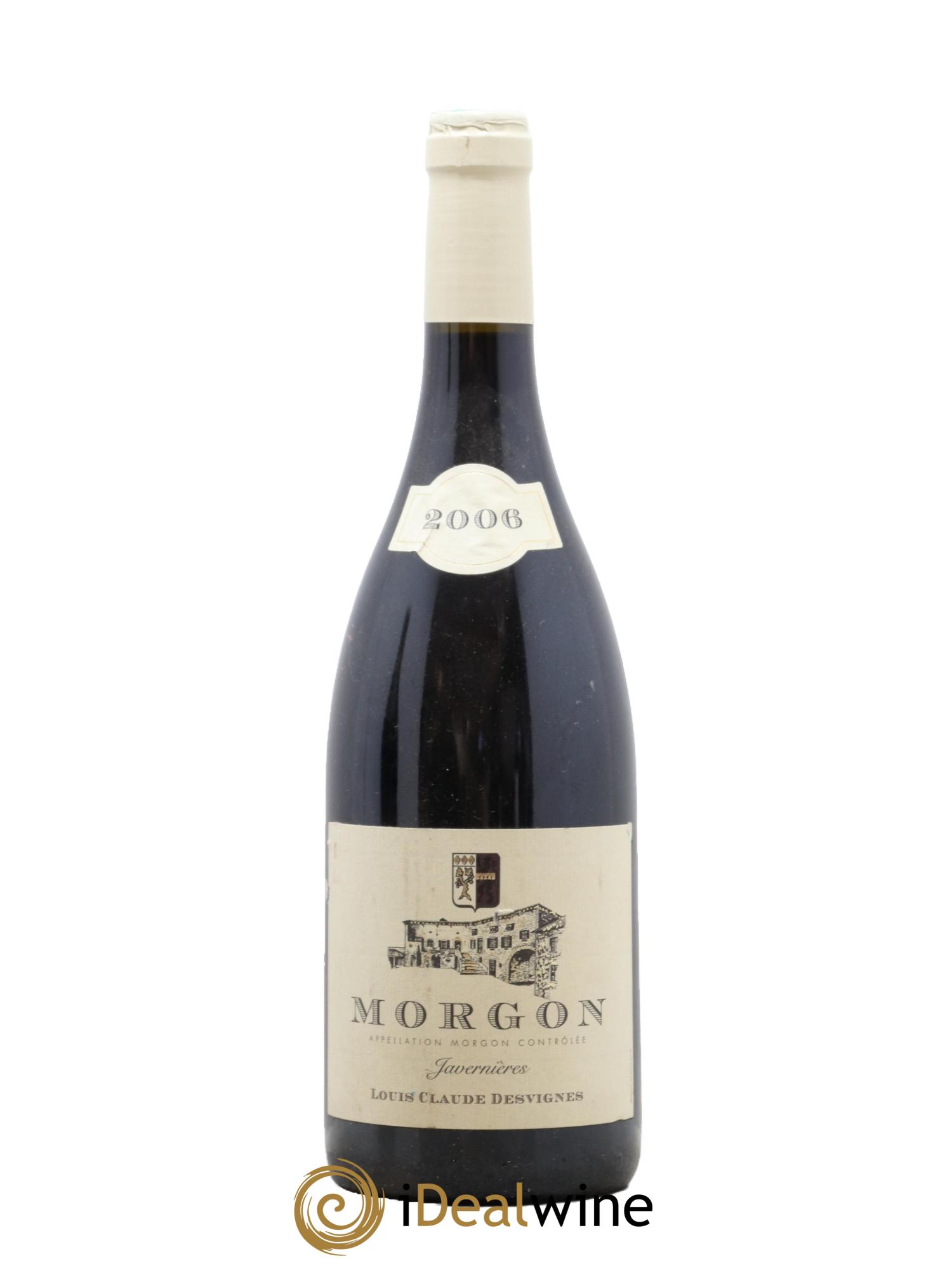 Morgon Côte de Py Javernières Louis-Claude Desvignes 2006 - Lot de 1 bouteille - 0