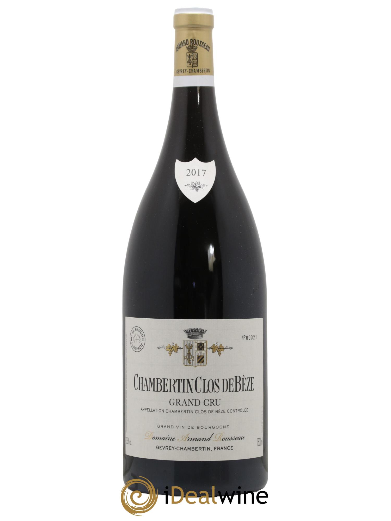 Chambertin Clos de Bèze Grand Cru Armand Rousseau (Domaine) 2017 - Lot de 1 magnum - 0