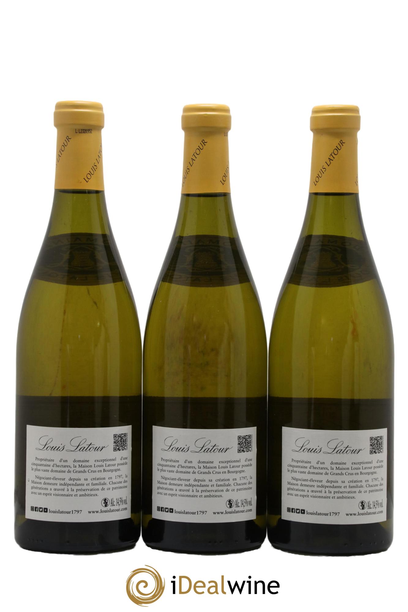 Corton-Charlemagne Grand Cru Louis Latour 2018 - Lotto di 3 bottiglie - 1