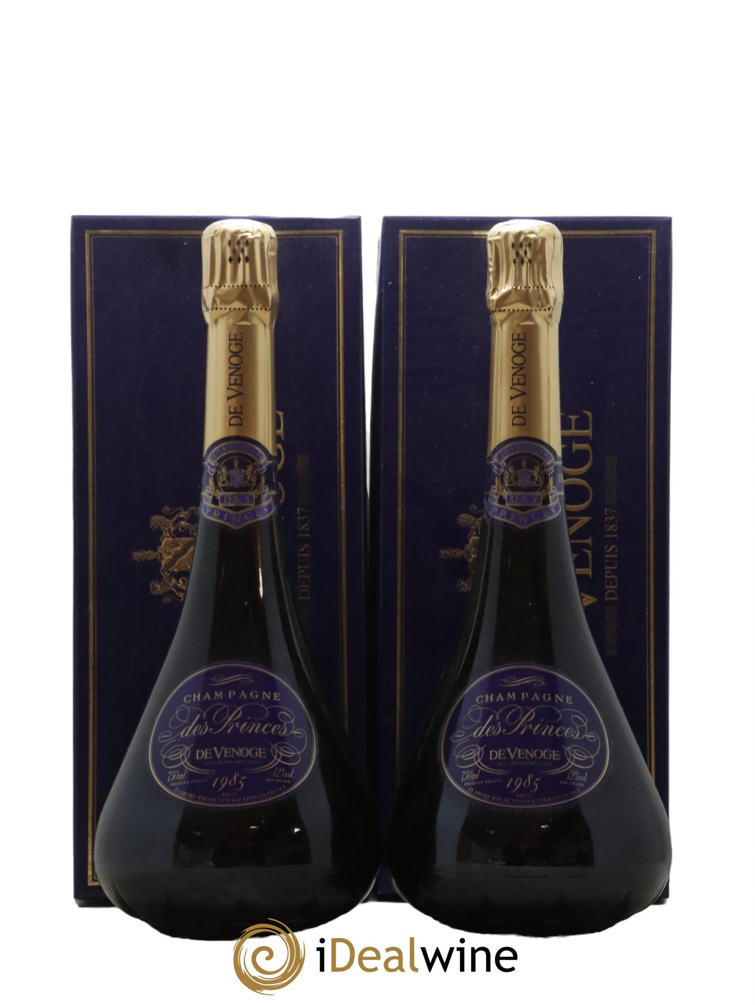 Champagne Maison De Venoge 1985 - Lot de 2 bouteilles - 0