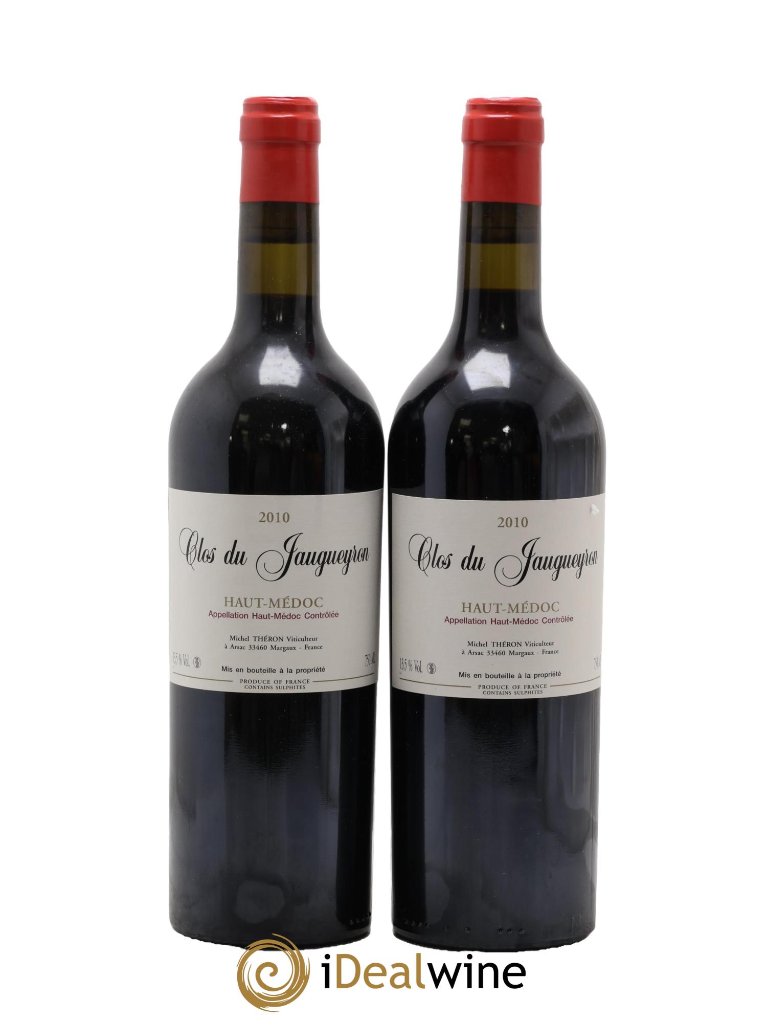 Clos du Jaugueyron 2010 - Lot de 2 bouteilles - 0