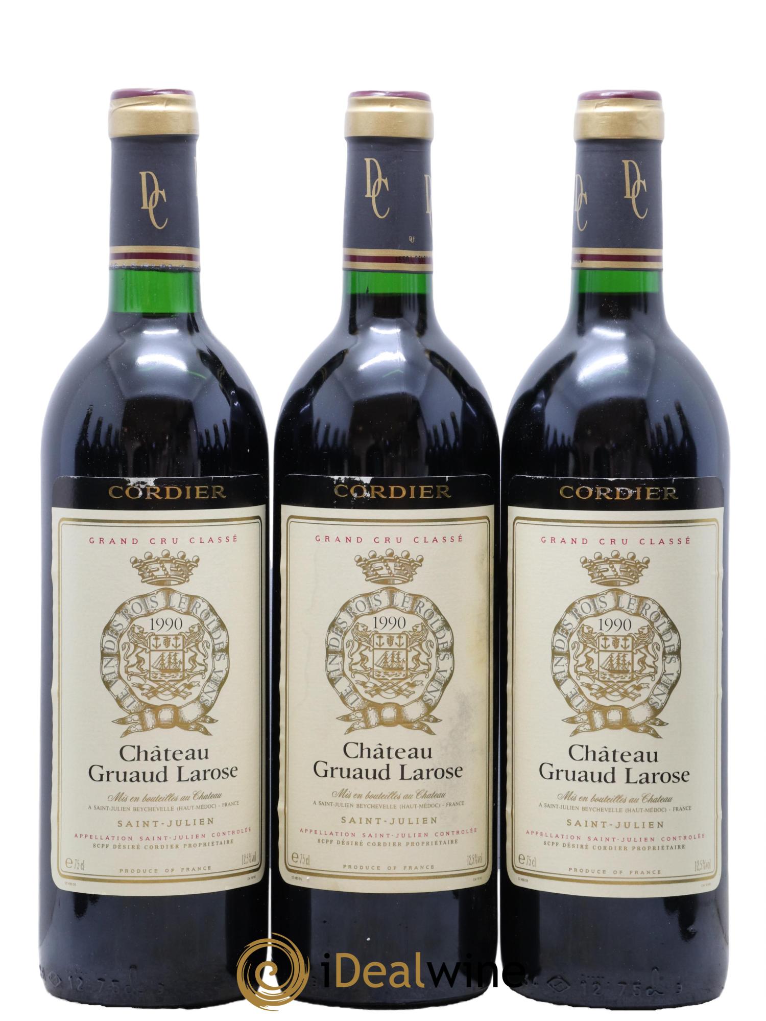 Château Gruaud Larose 2ème Grand Cru Classé 1990 - Lot de 12 bouteilles - 1