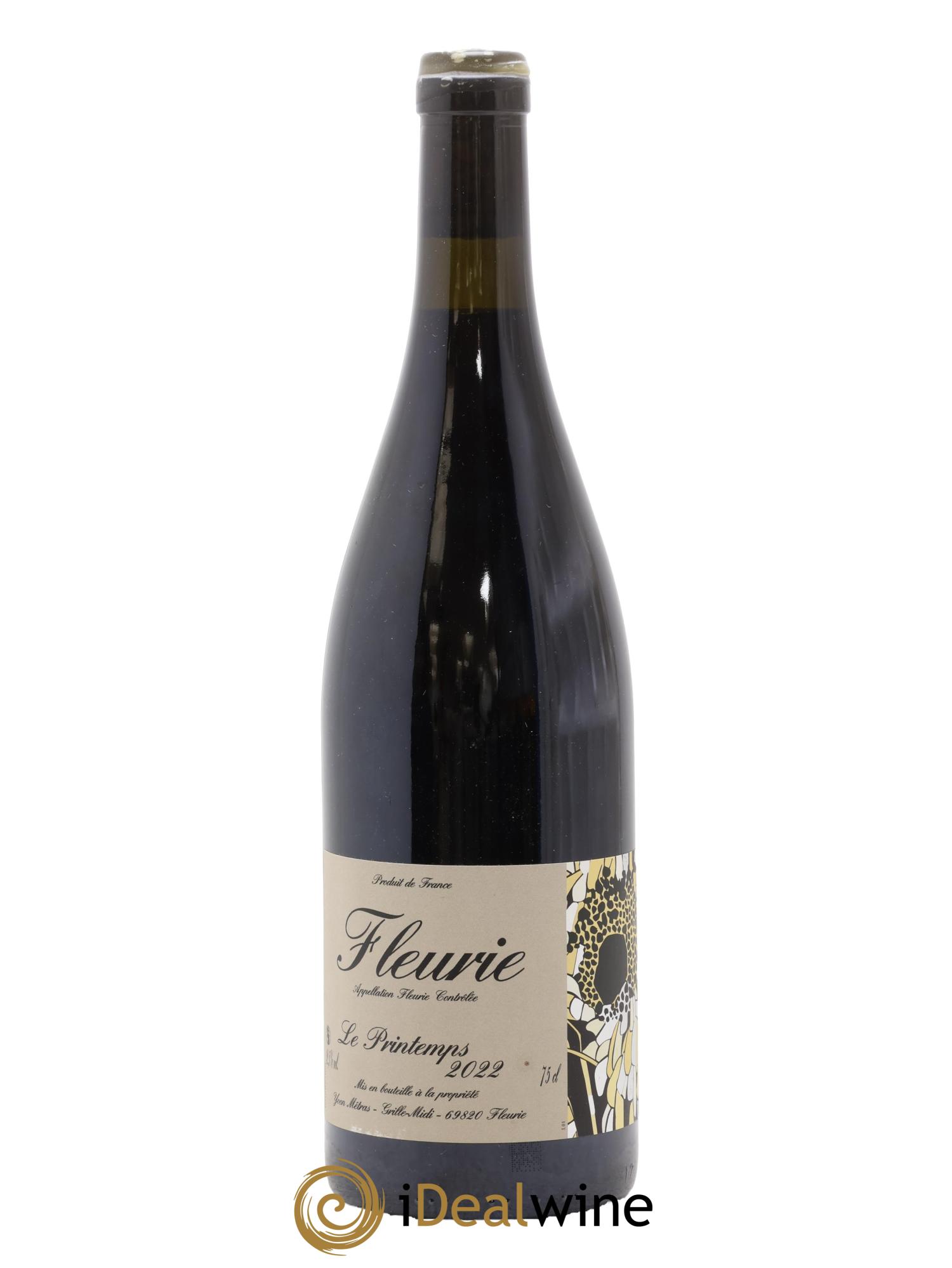 Fleurie Le Printemps Yvon Métras 2022 - Lot de 1 bouteille - 0