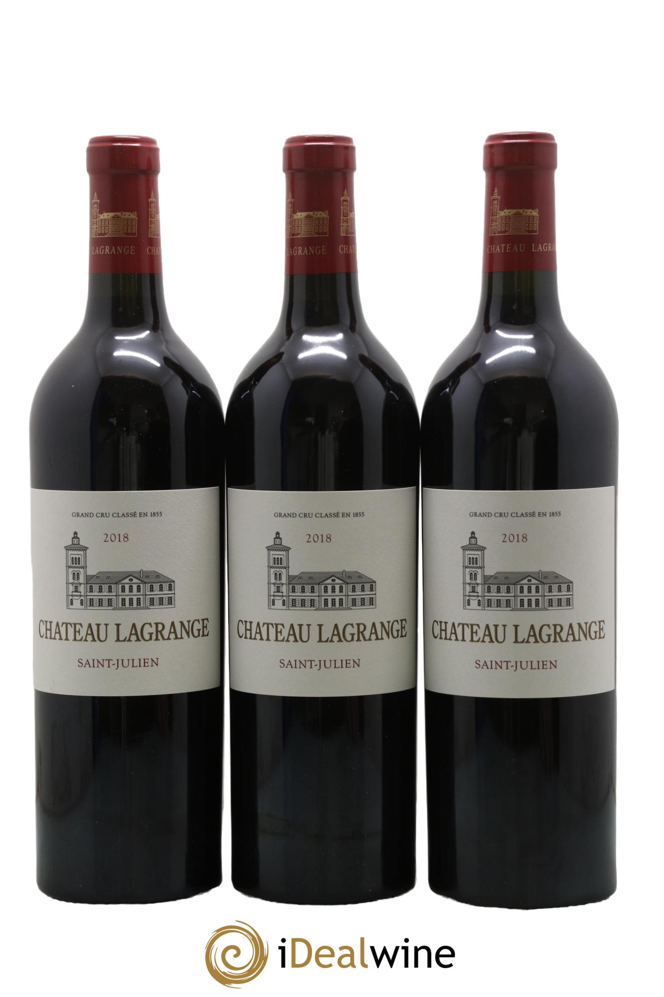 Château Lagrange 3ème Grand Cru Classé 2018 - Lot of 3 bottles - 0
