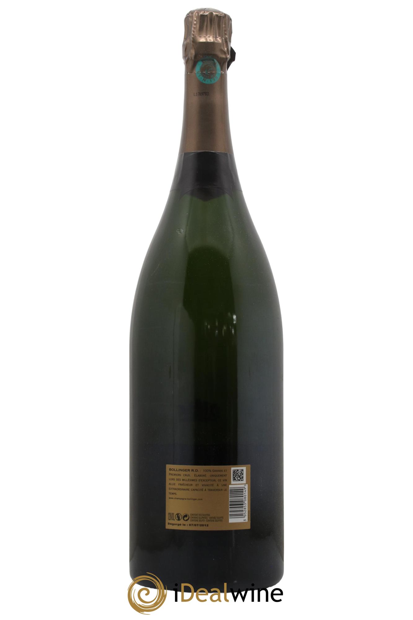 R.D. Extra-Brut Bollinger 2000 - Lot of 1 double magnum - 1