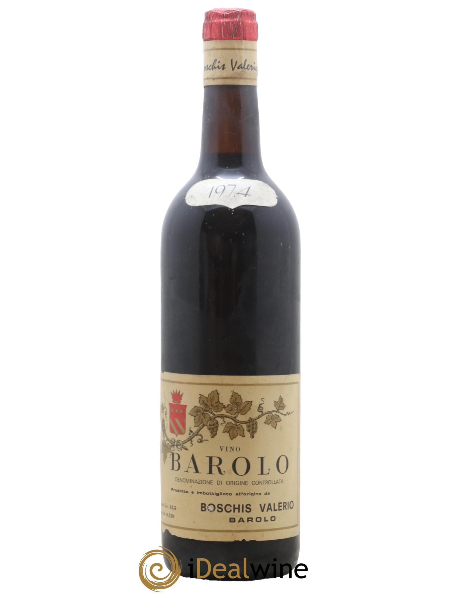 Barolo Boschis Valerio 1974 - Lot de 1 bouteille - 0