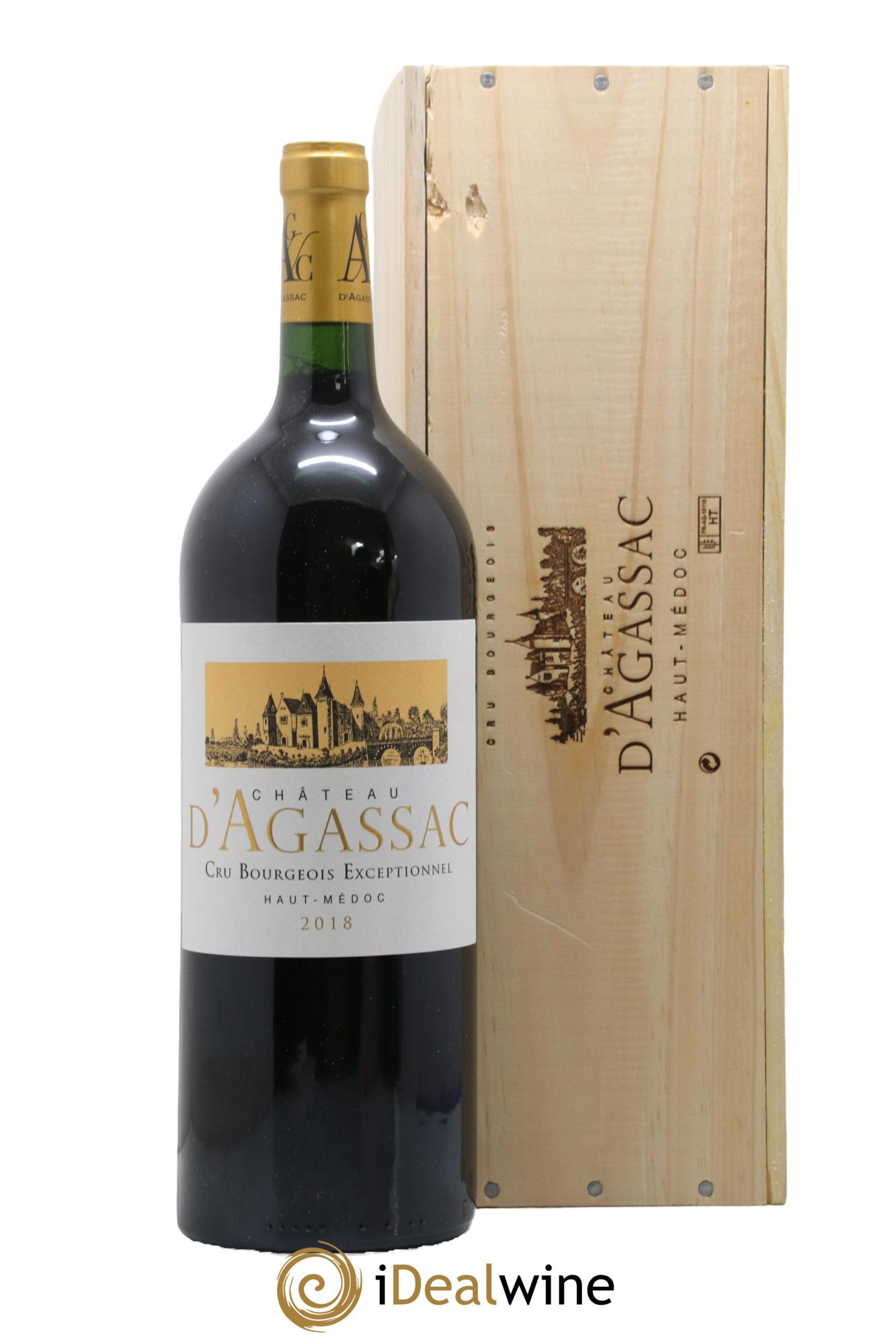 Château d' Agassac Cru Bourgeois 2018 - Lot de 1 magnum - 0