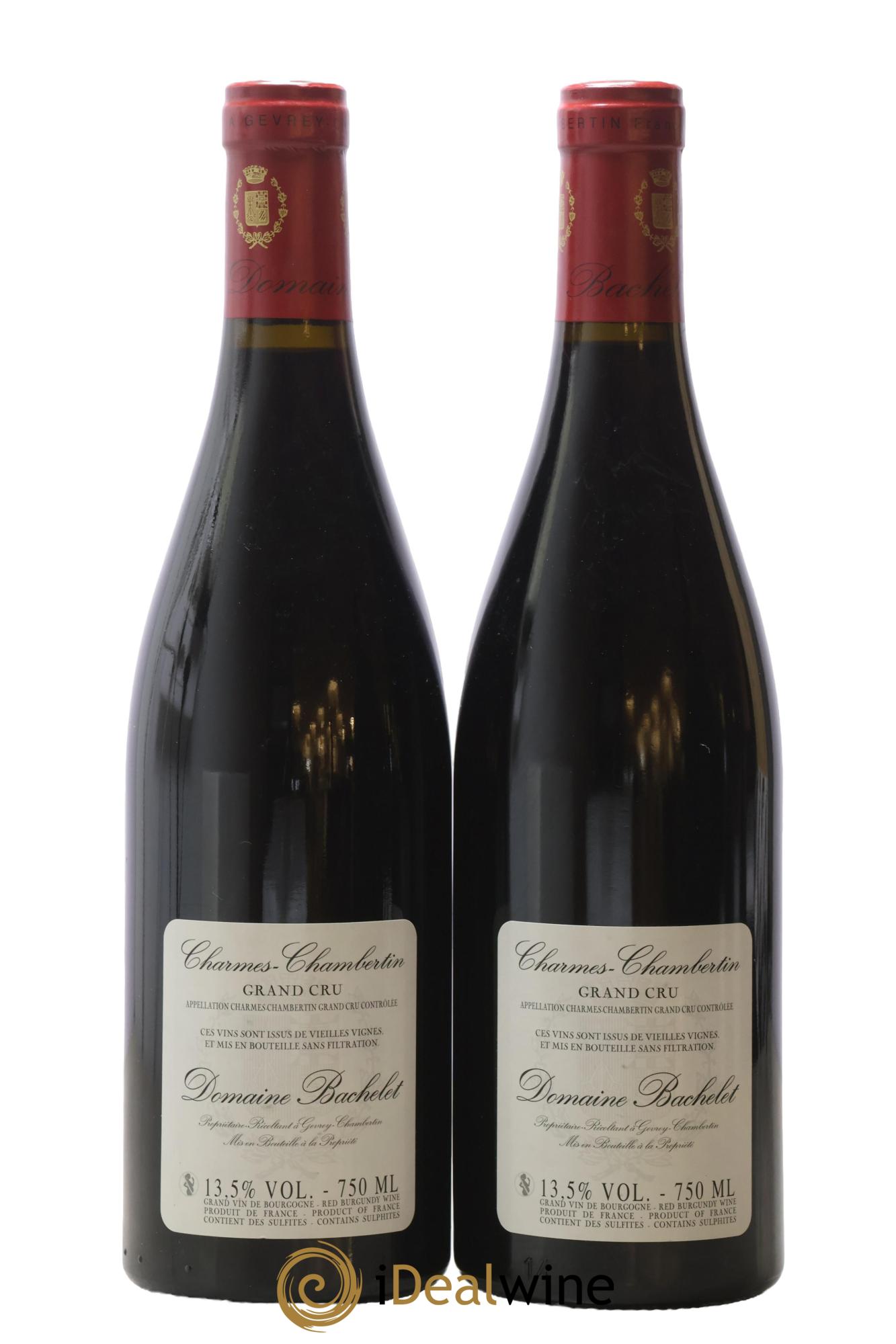 Charmes-Chambertin Grand Cru Vieilles Vignes Denis Bachelet (Domaine) 2010 - Lot of 2 bottles - 1