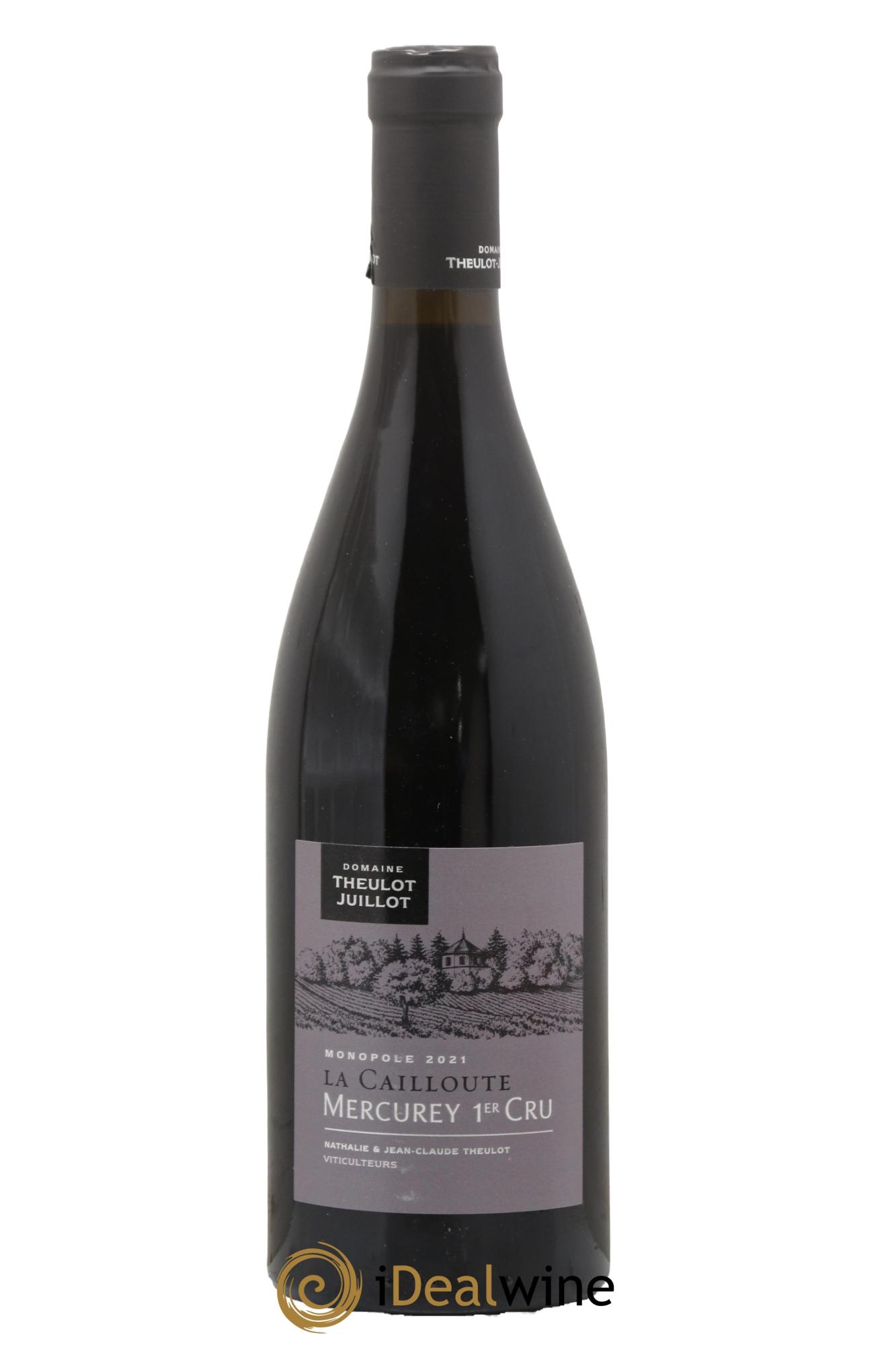 Mercurey 1er Cru La Cailloute Theulot-Juillot La Cailloute 2021 - Lot de 1 bouteille - 0