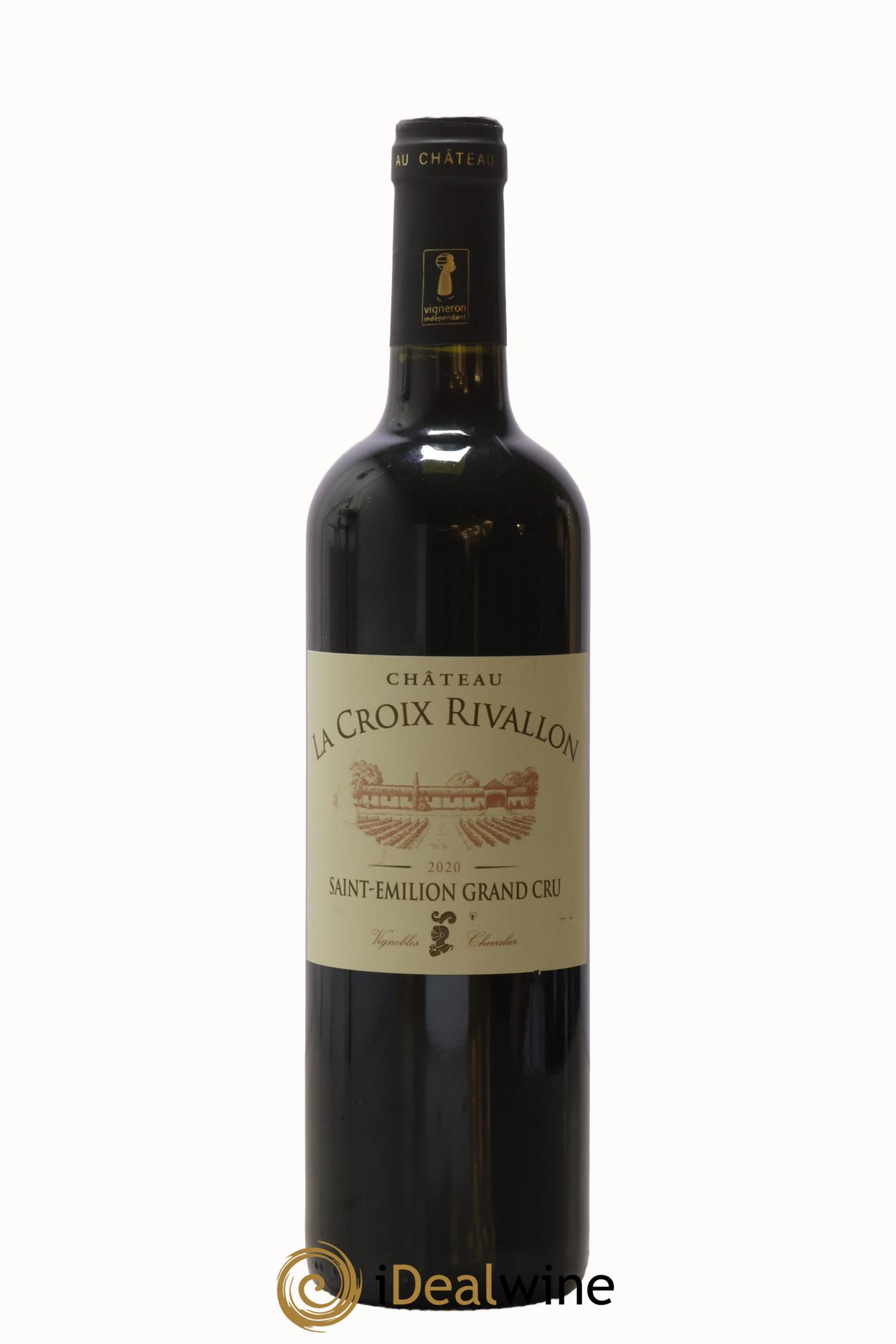Saint-Émilion Grand Cru Château La Croix Rivallon 2020 - Lot de 1 bouteille - 0