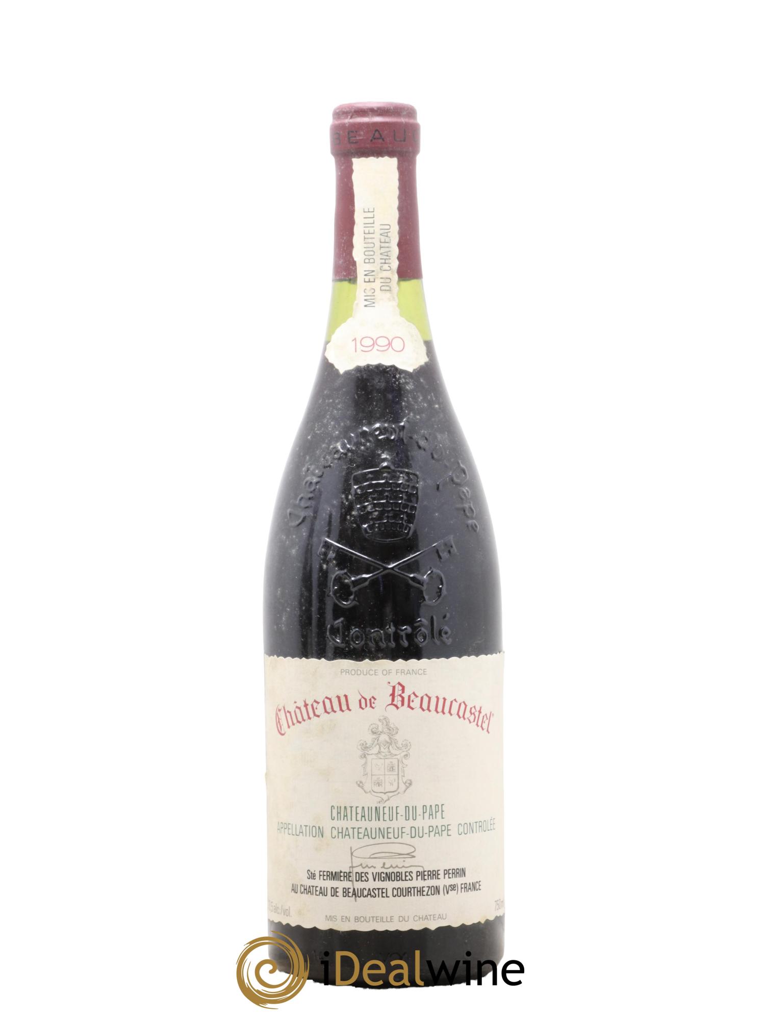Châteauneuf-du-Pape Château de Beaucastel Famille Perrin 1990 - Lot de 1 bouteille - 0