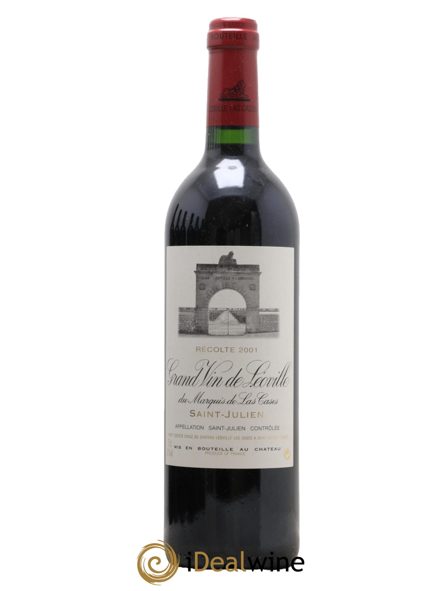 Château Léoville Las Cases 2ème Grand Cru Classé 2001 - Lot de 1 bouteille - 0