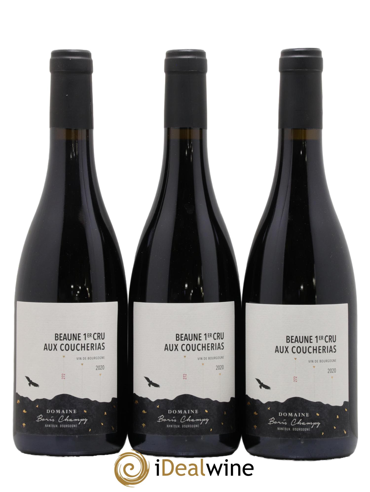 Beaune 1er Cru Aux Coucherias Boris Champy 2020 - Lot de 3 bouteilles - 0