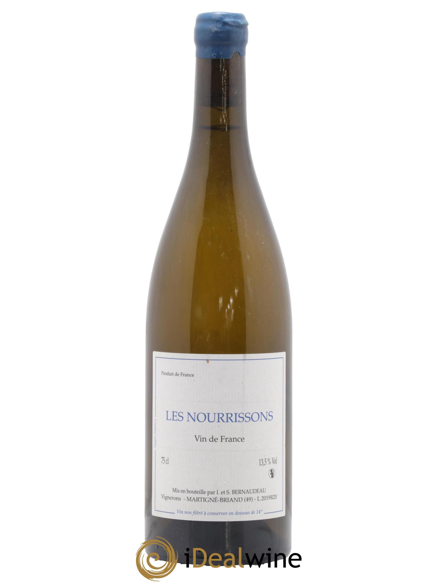 Vin de France Les Nourrissons Stéphane Bernaudeau 2019 - Lot de 1 bouteille - 0