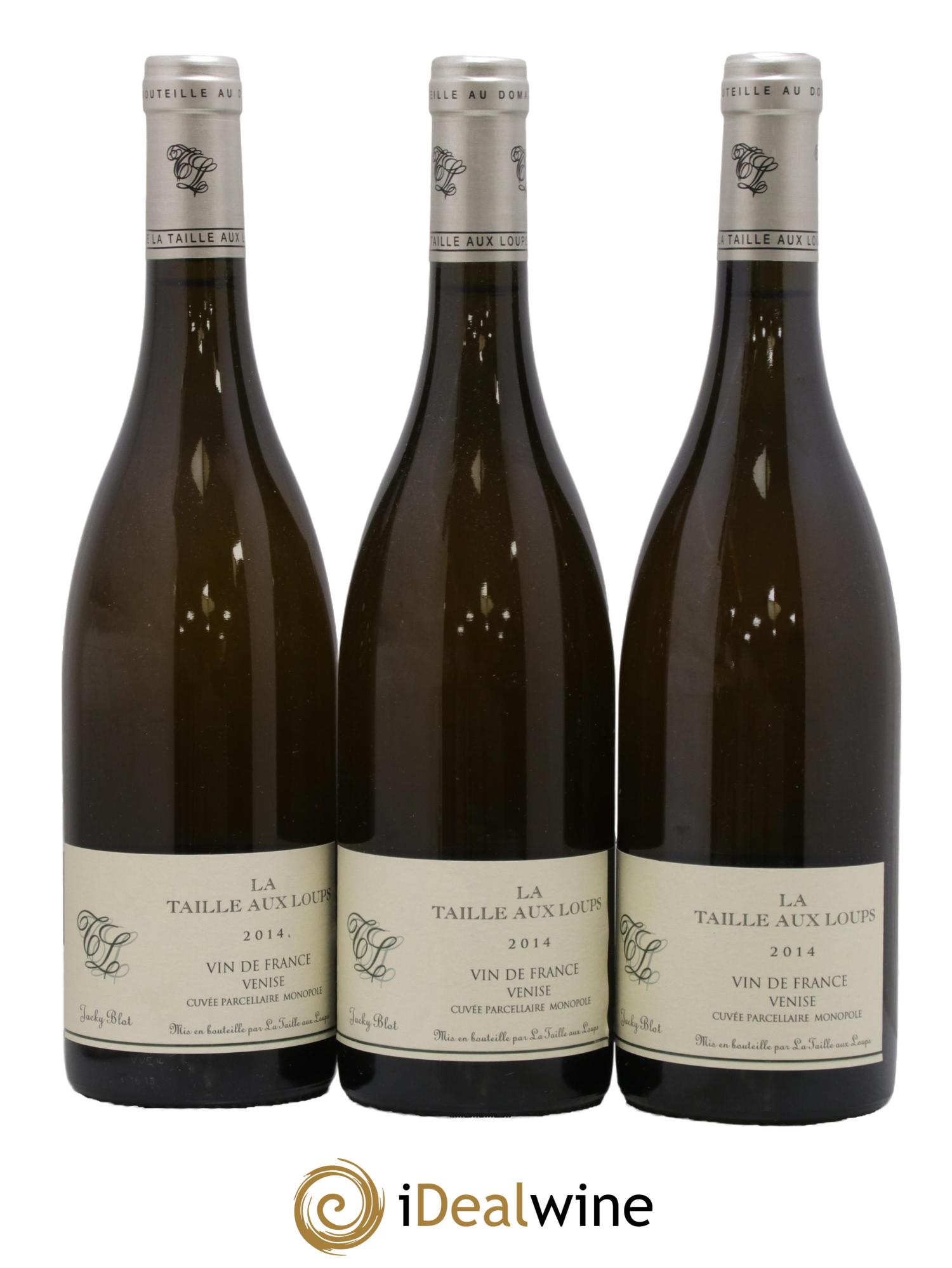 Vin de France Venise La Taille aux Loups - Jacky Blot 2014 - Lot de 3 bouteilles - 0