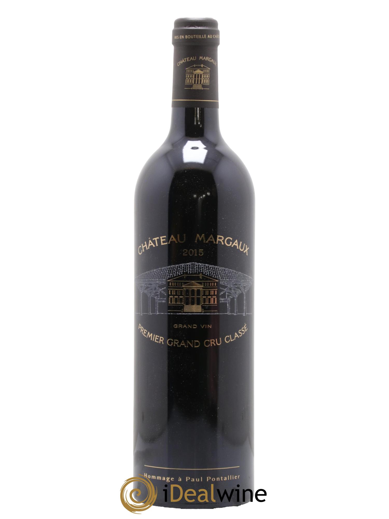 Château Margaux 1er Grand Cru Classé 2015 - Lot de 1 bouteille - 0