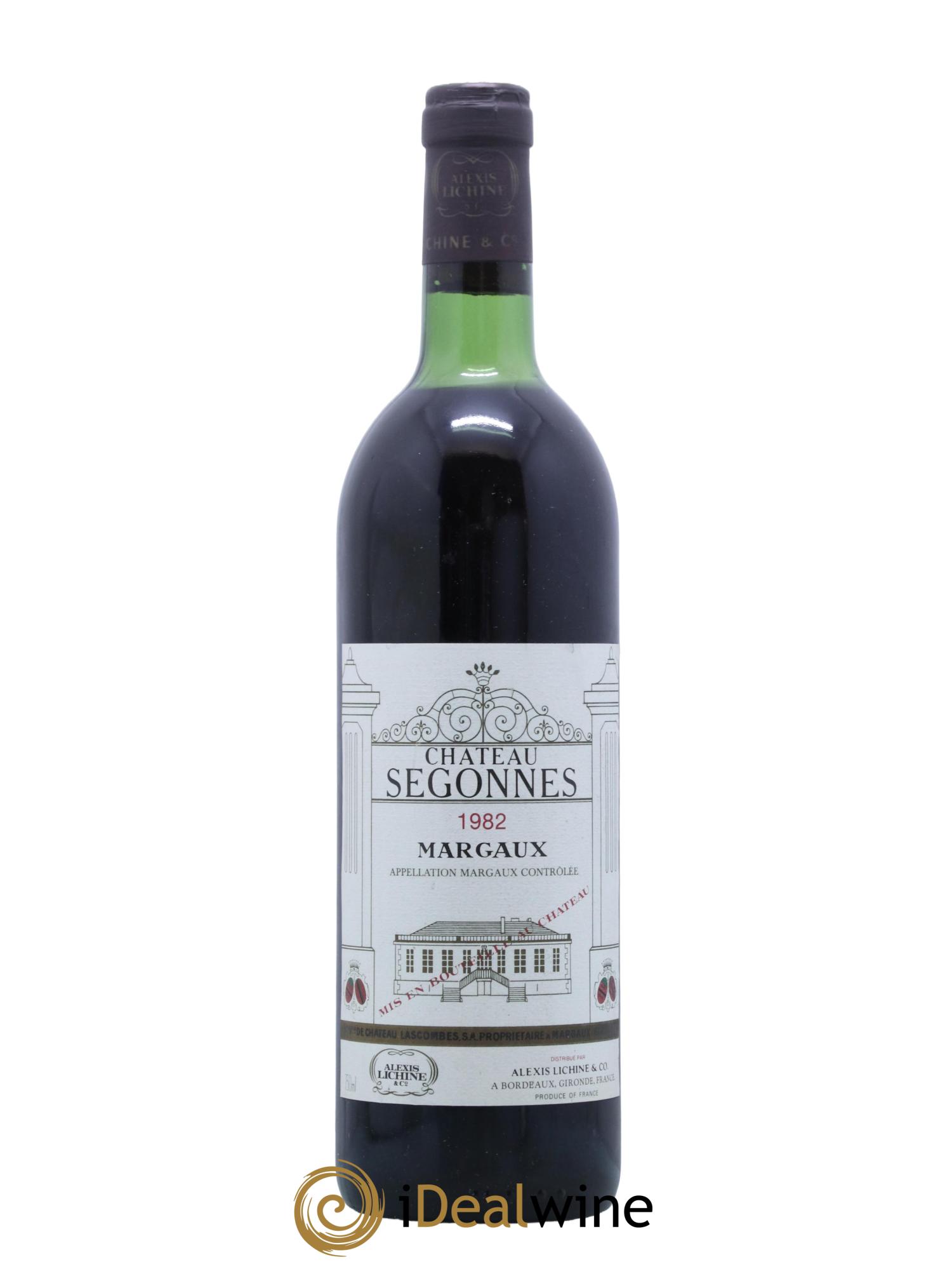 Château Segonnes 1982 - Lot de 1 bouteille - 0