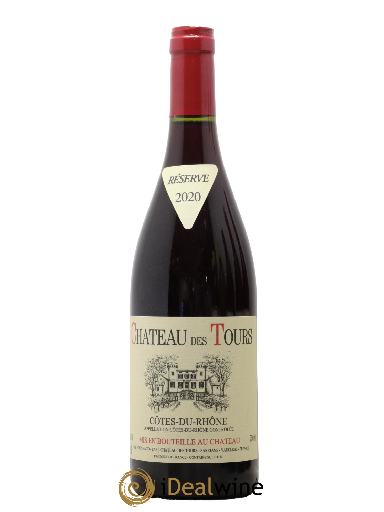 Côtes-du-Rhône Château des Tours Emmanuel Reynaud 2020 - Lot de 1 bouteille - 0