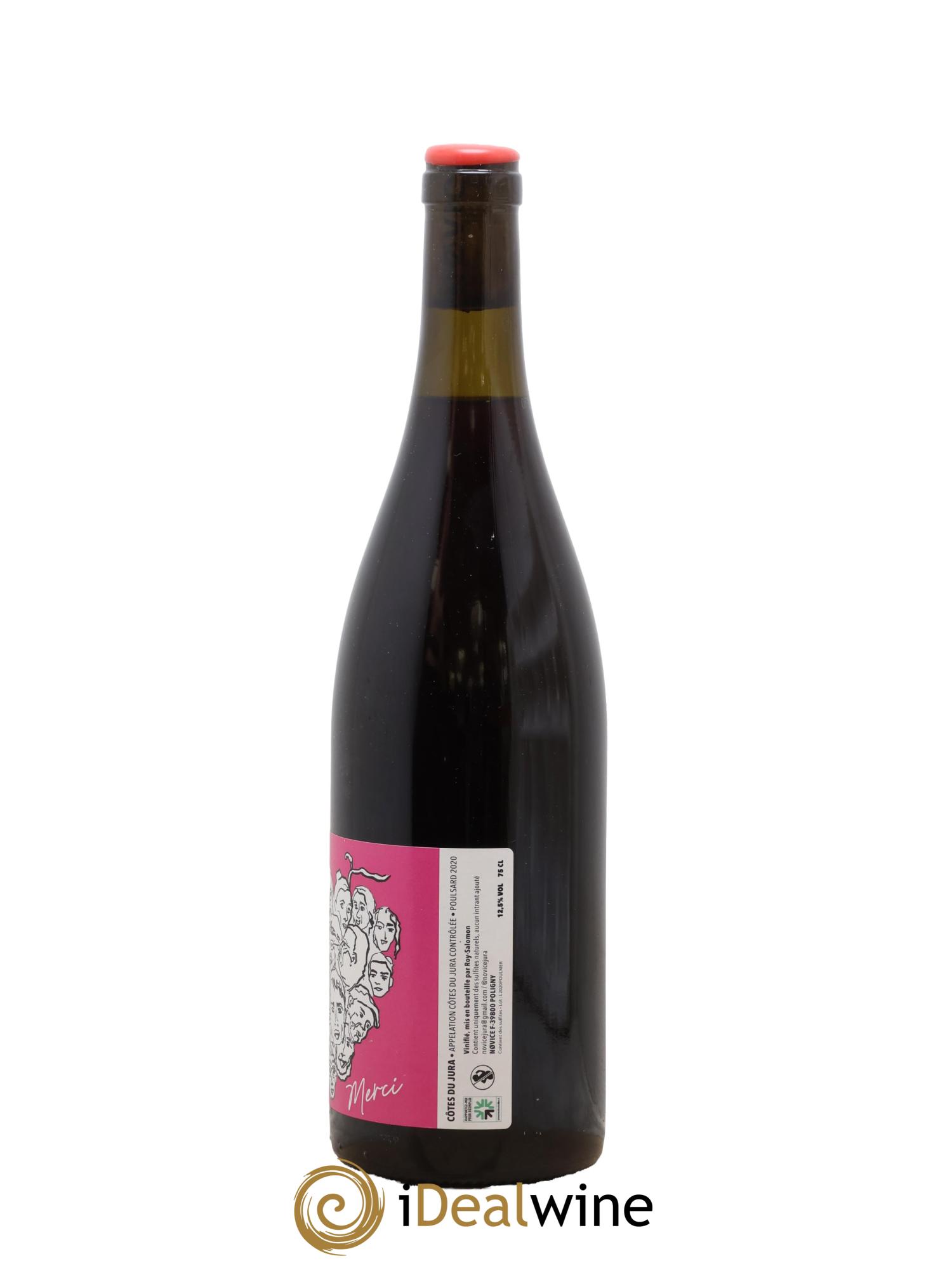 Côtes du Jura Merci Novice 2020 - Lot de 1 bouteille - 1