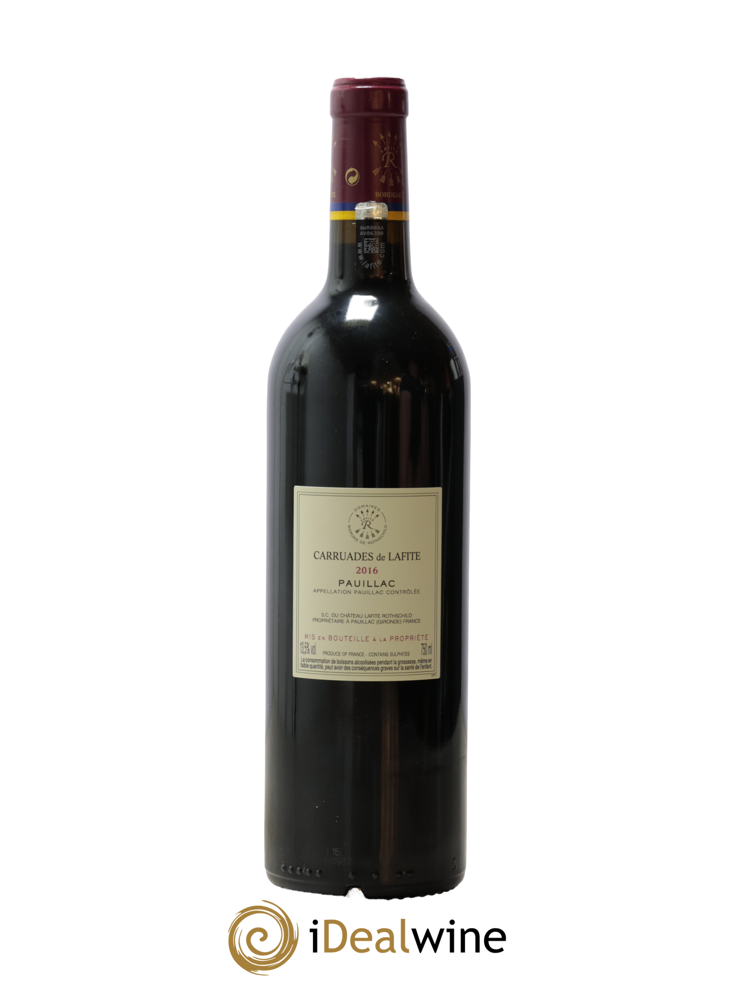 Carruades de Lafite Rothschild Second Vin 2016 - Lot de 1 bouteille - 1