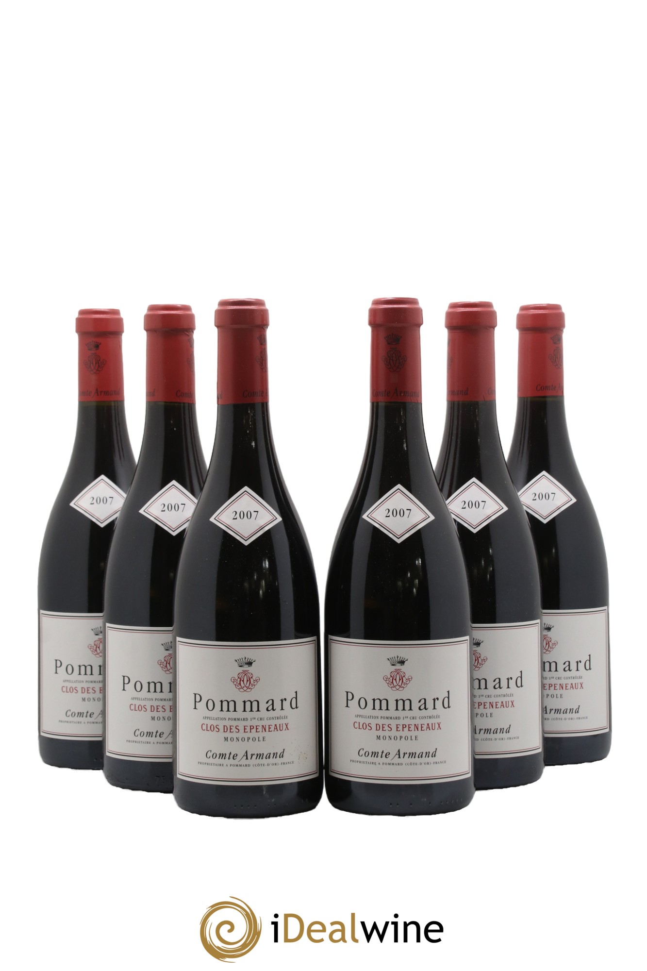 Pommard 1er Cru Clos des Epeneaux Comte Armand 2007 - Lot de 6 bouteilles - 0