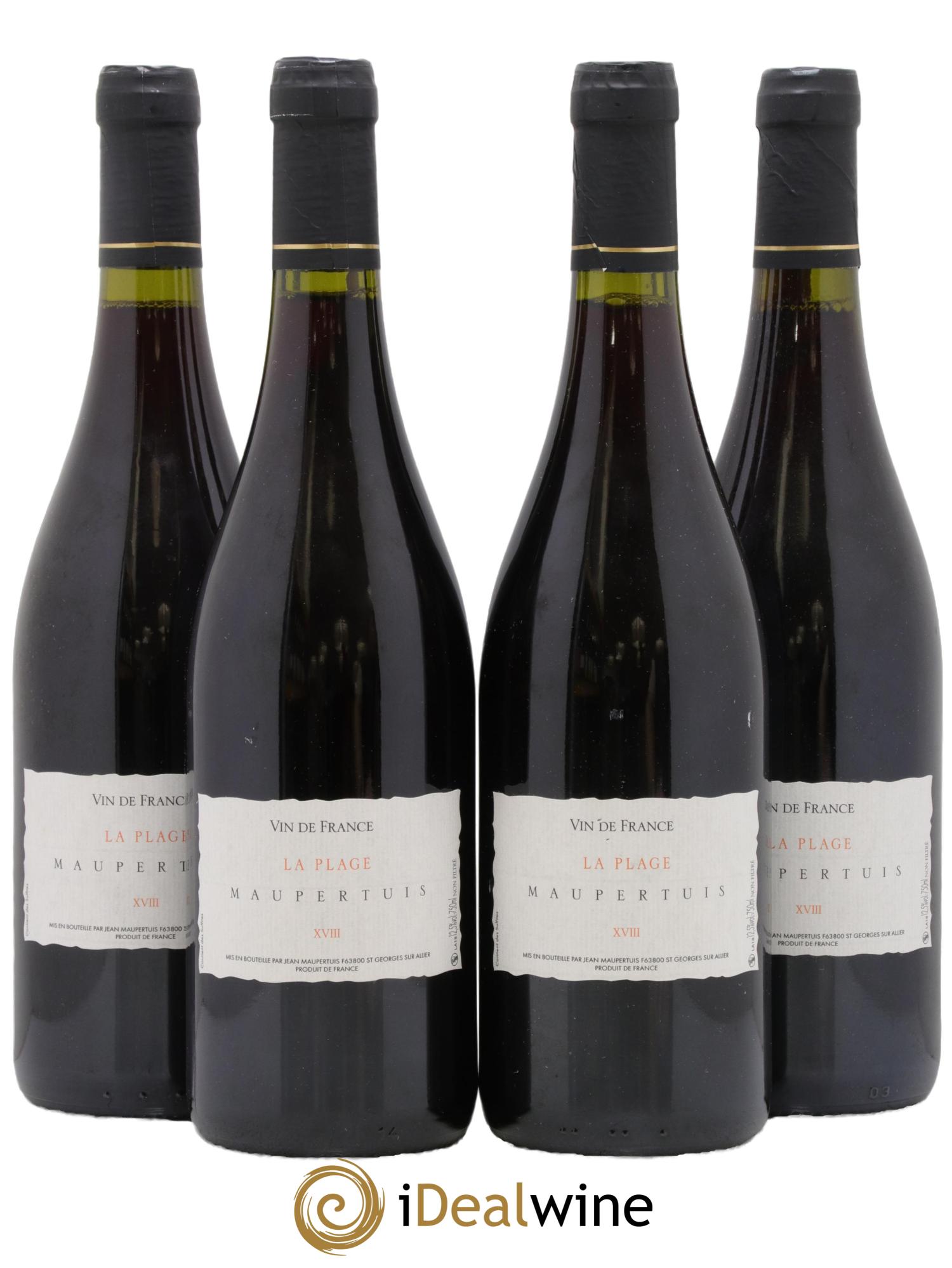 Vin de France La Plage Maupertuis 2018 - Lotto di 4 bottiglie - 0