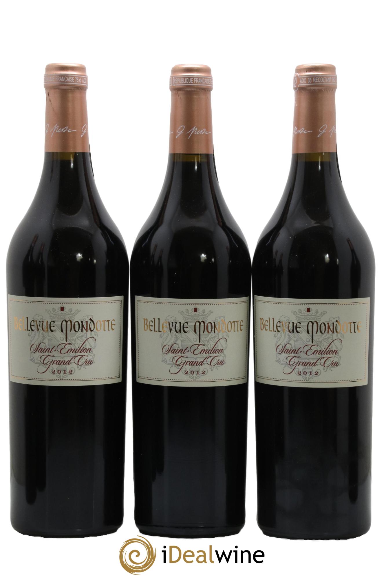 Château Bellevue Mondotte 2012 - Lot of 6 bottles - 1