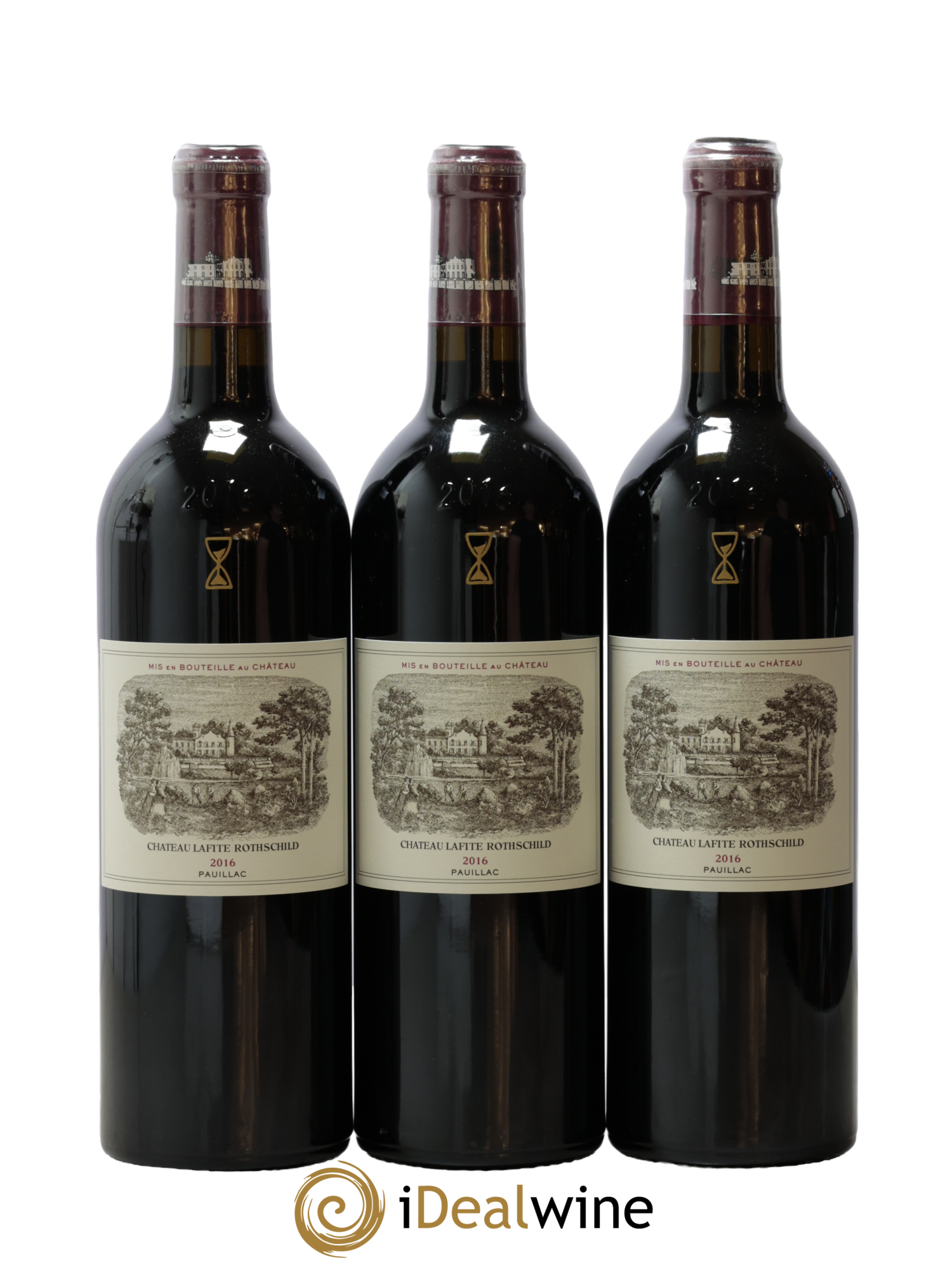 Château Lafite Rothschild 1er Grand Cru Classé 2016 - Lot de 3 bouteilles - 0