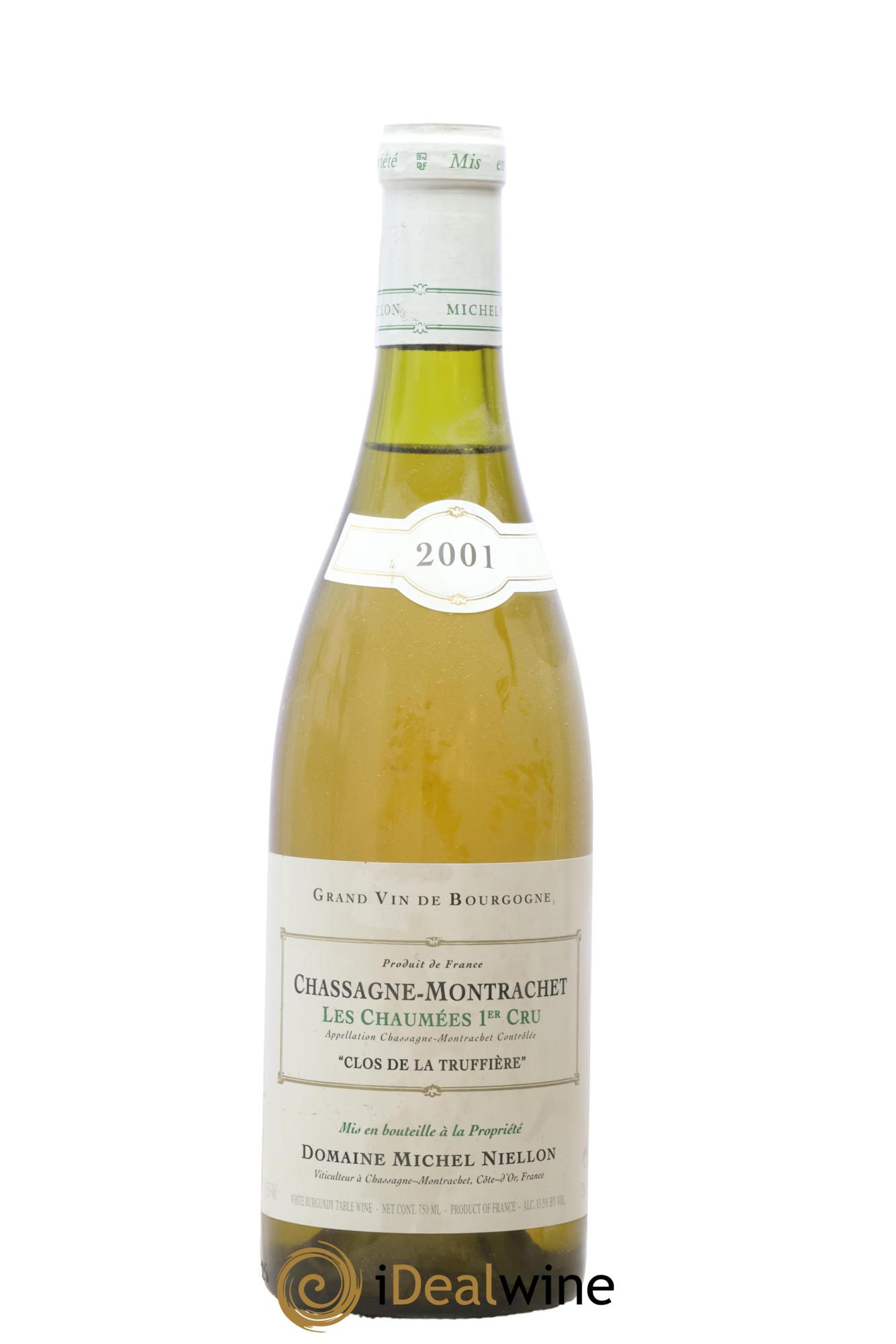 Chassagne-Montrachet 1er Cru Les Chaumées Clos de la Truffière Michel Niellon (Domaine) 2001 - Lot of 1 bottle - 0