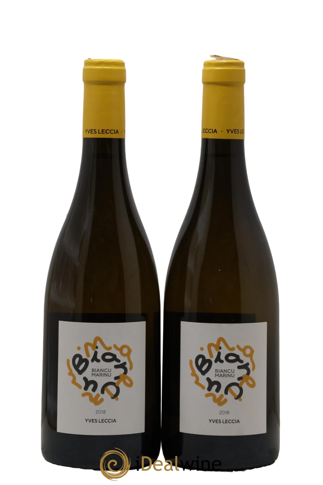 IGP Ile de Beauté Biancu Marinu Yves Leccia 2018 - Posten von 2 Flaschen - 0