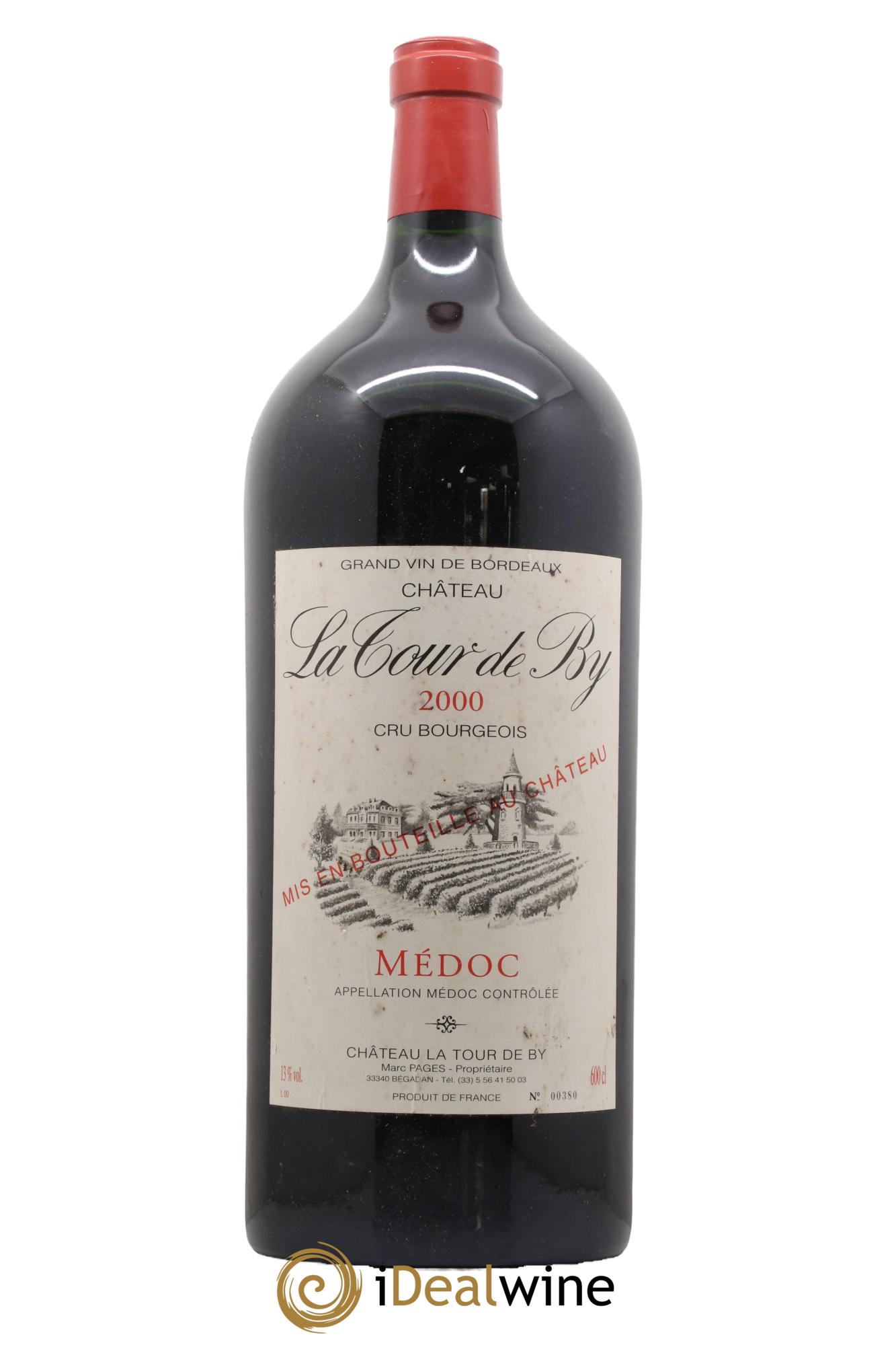 Château La Tour de By Cru Bourgeois 2000 - Lot de 1 mathusalem - 0