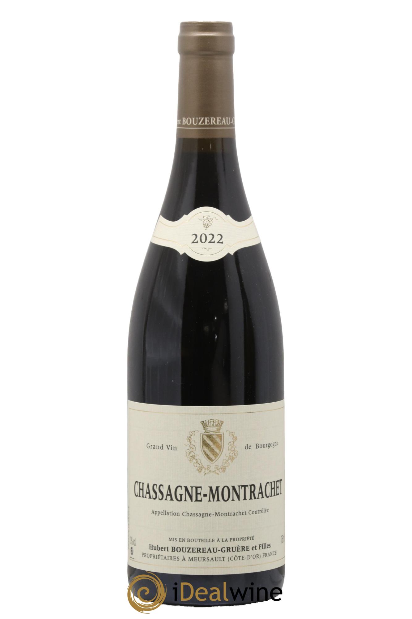 Chassagne-Montrachet Hubert Bouzereau Gruere et Filles 2022 - Lot de 1 bouteille - 0