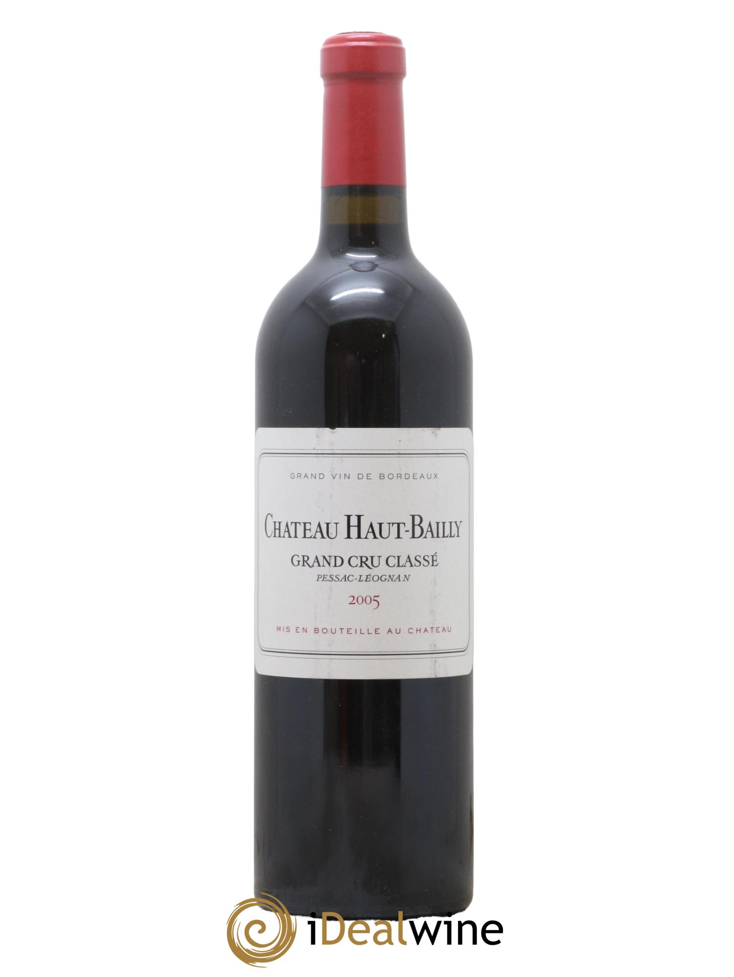 Château Haut-Bailly Cru Classé de Graves 2005 - Lot de 1 bouteille - 0