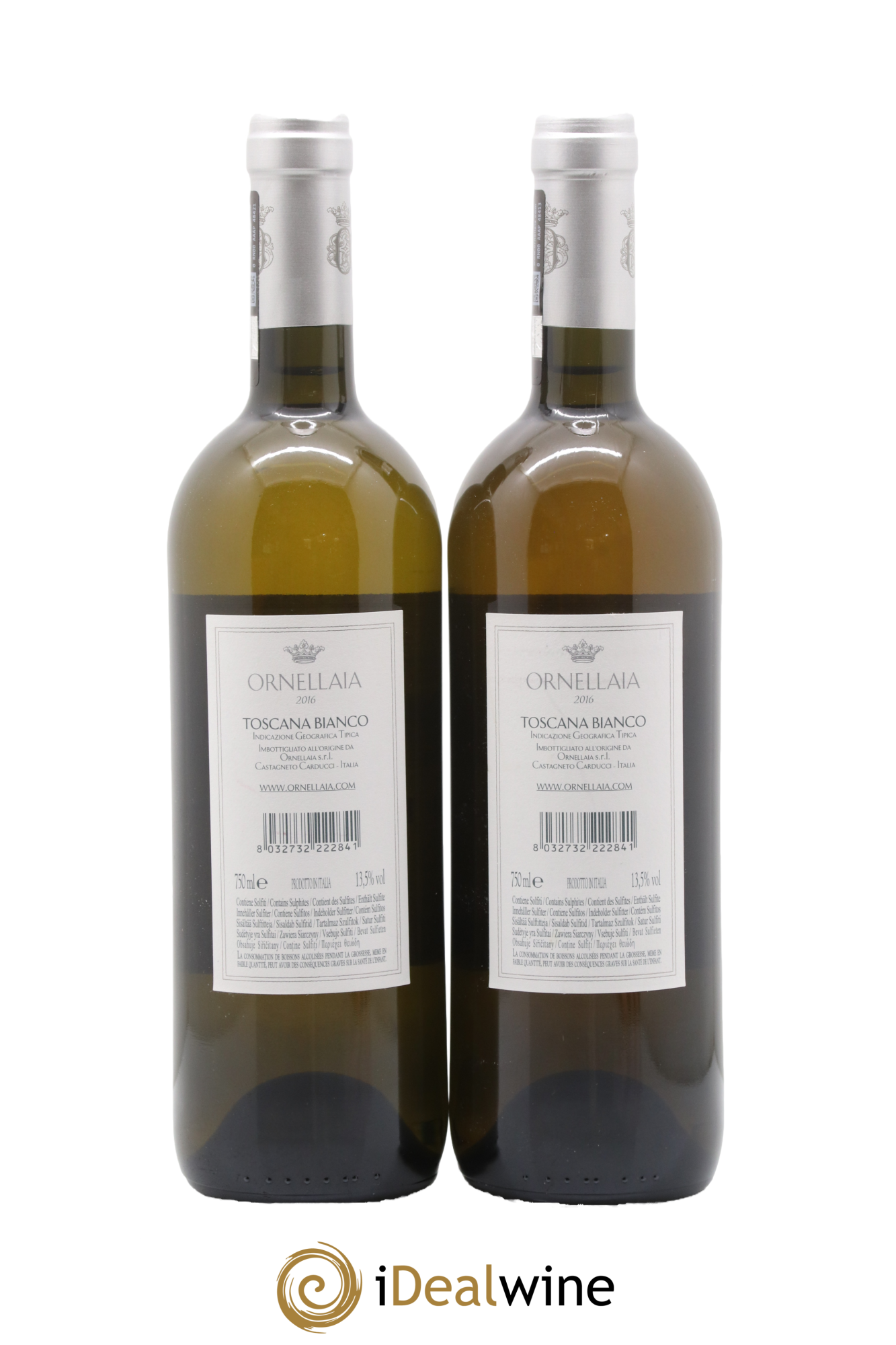 Toscana IGT Tenuta Dell'Ornellaia - Frescobaldi Ornellaia 2016 - Lot of 2 bottles - 1