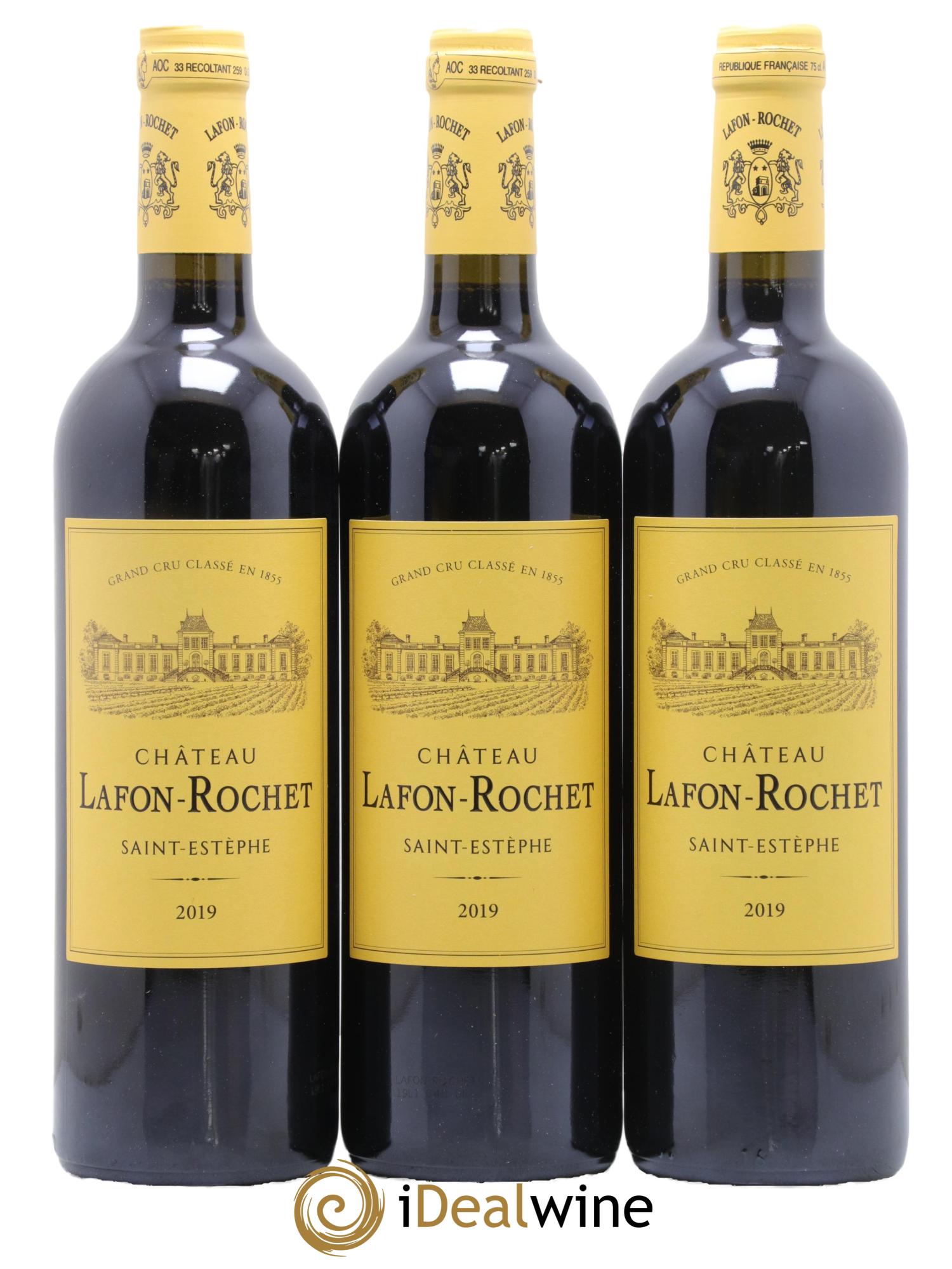 Château Lafon Rochet 4ème Grand Cru Classé 2019 - Lot de 6 bouteilles - 1